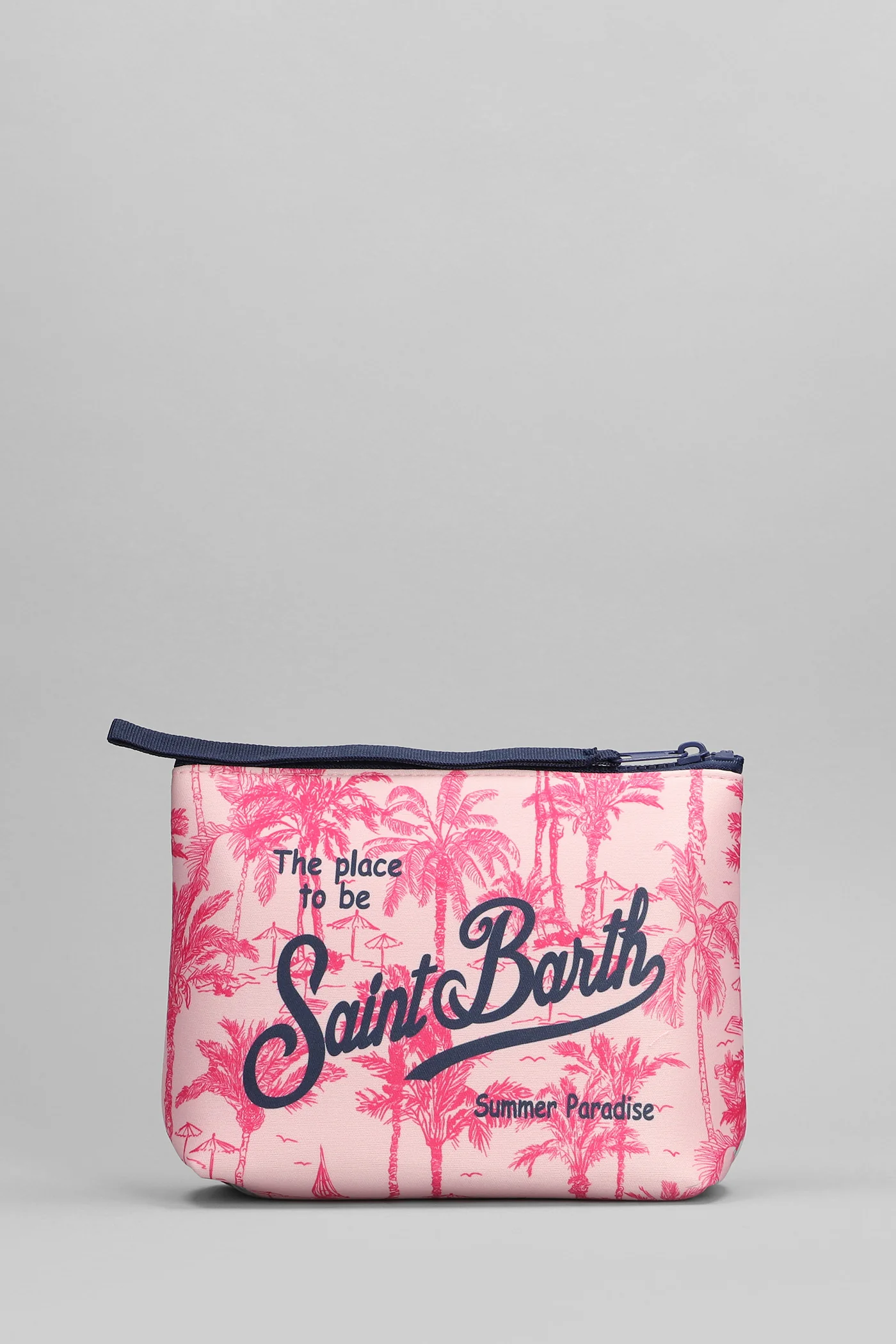 Aline Clutch in rose-pink Neoprene - Image 3