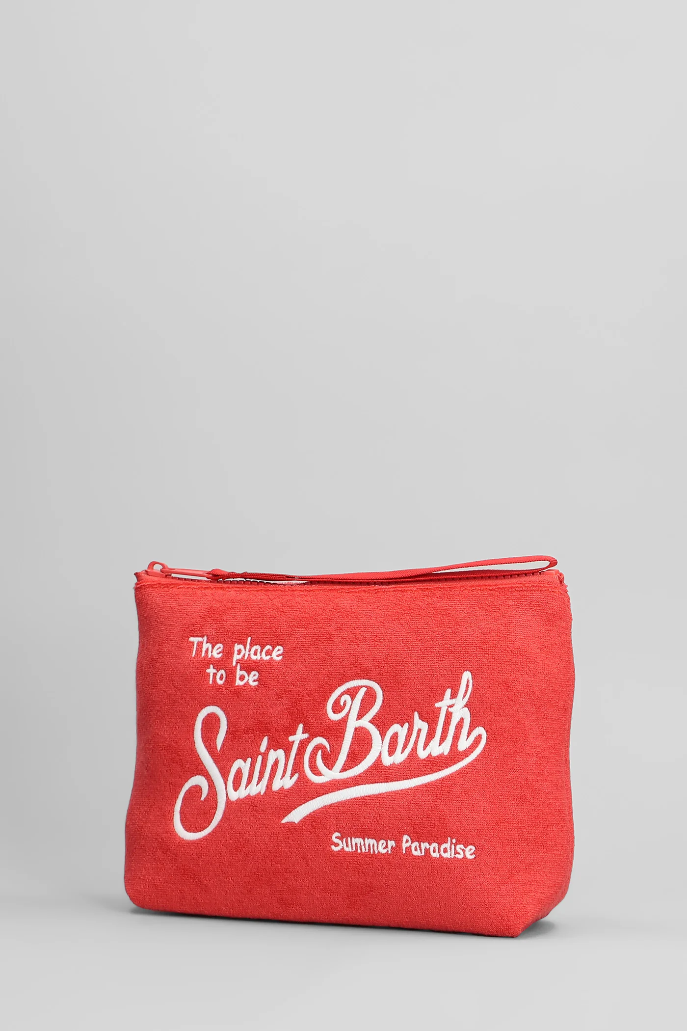Aline sponge Clutch in red polyester - Image 2