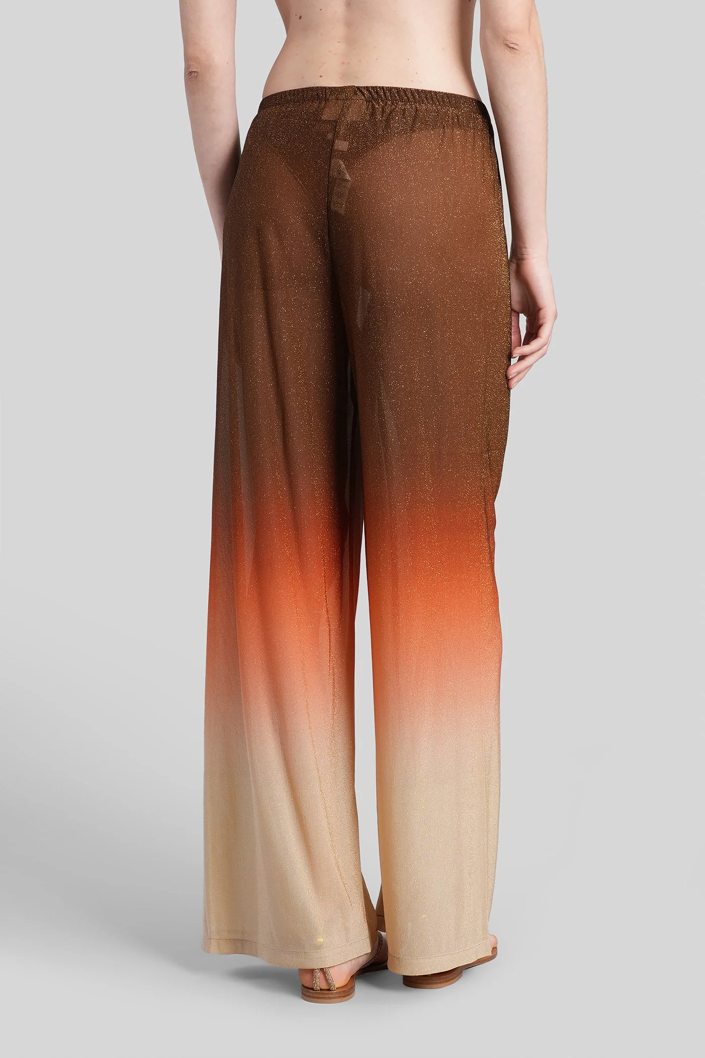 Amalia Pants in brown viscose - Image 3