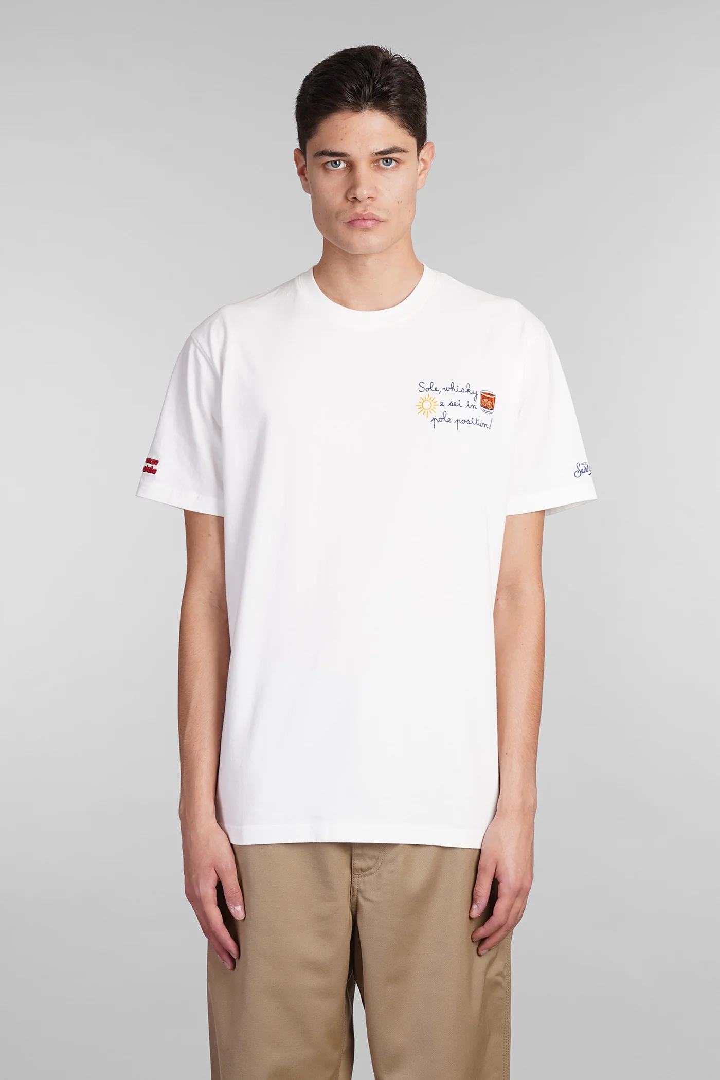 Arnott T-Shirt in white cotton