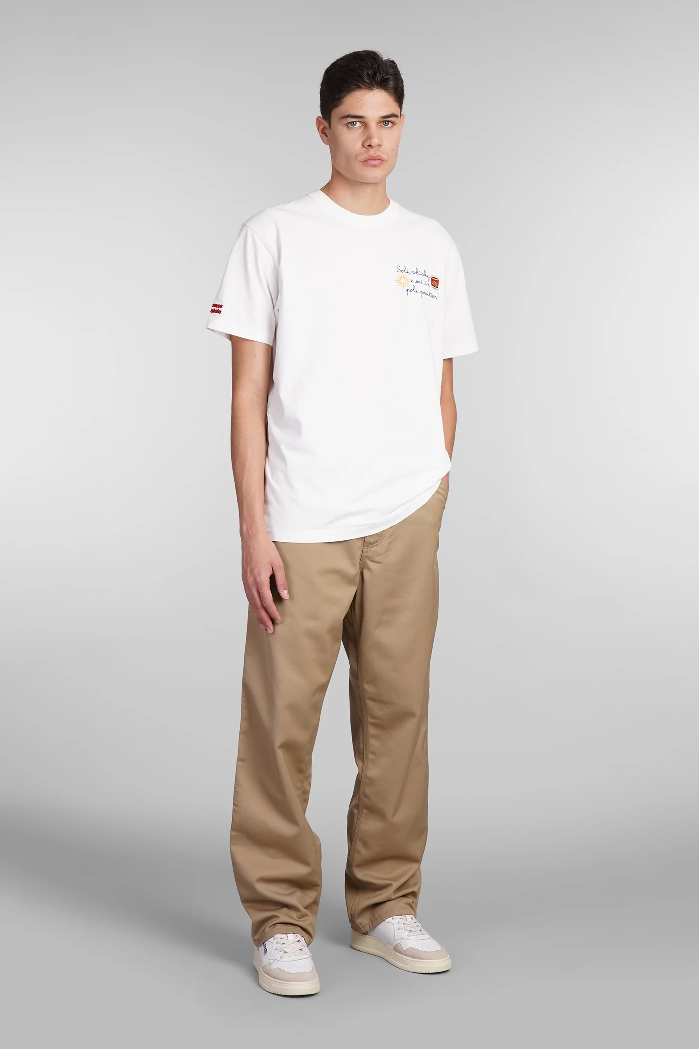 Arnott T-Shirt in white cotton - Image 2