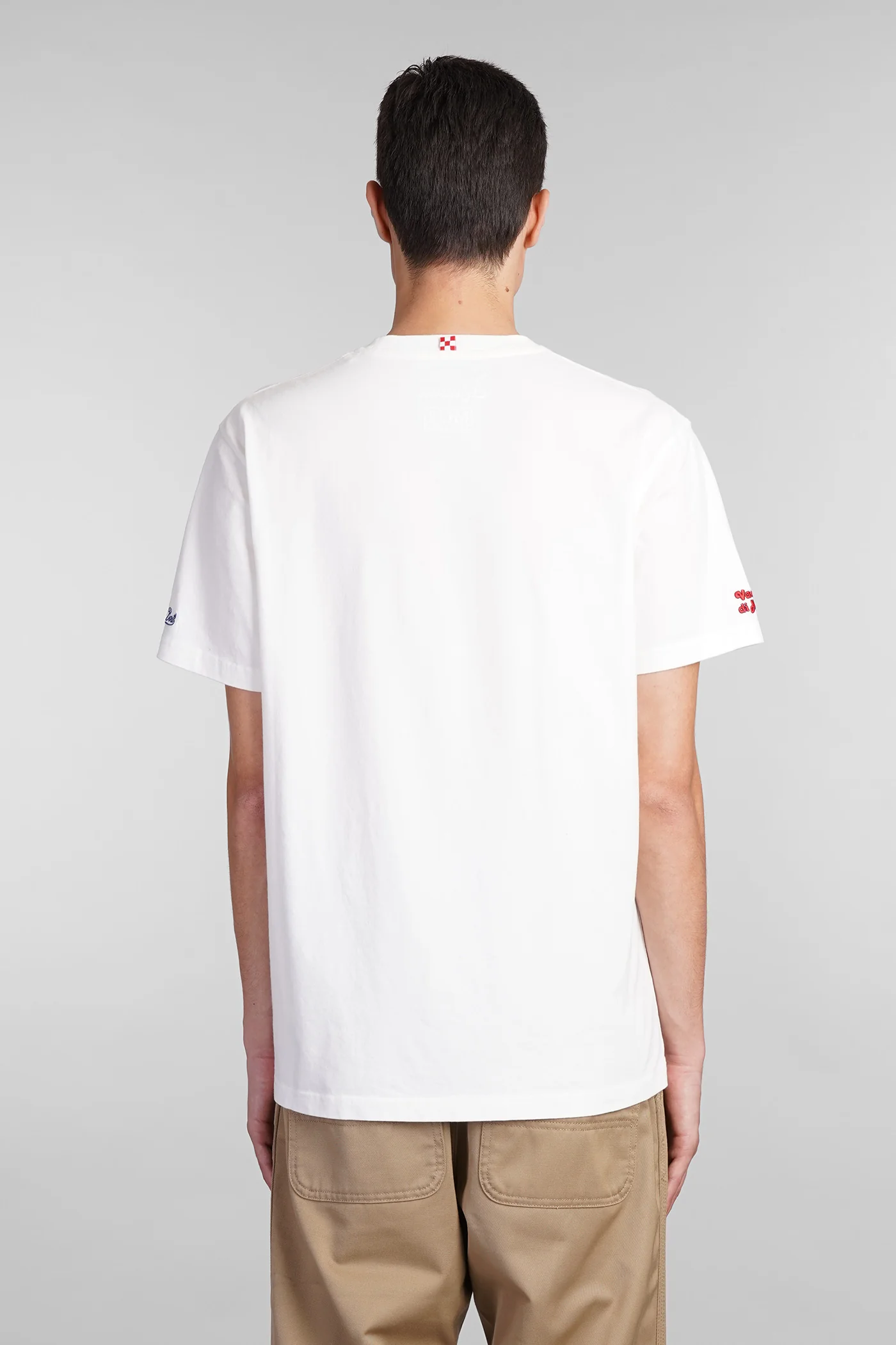 Arnott T-Shirt in white cotton - Image 3