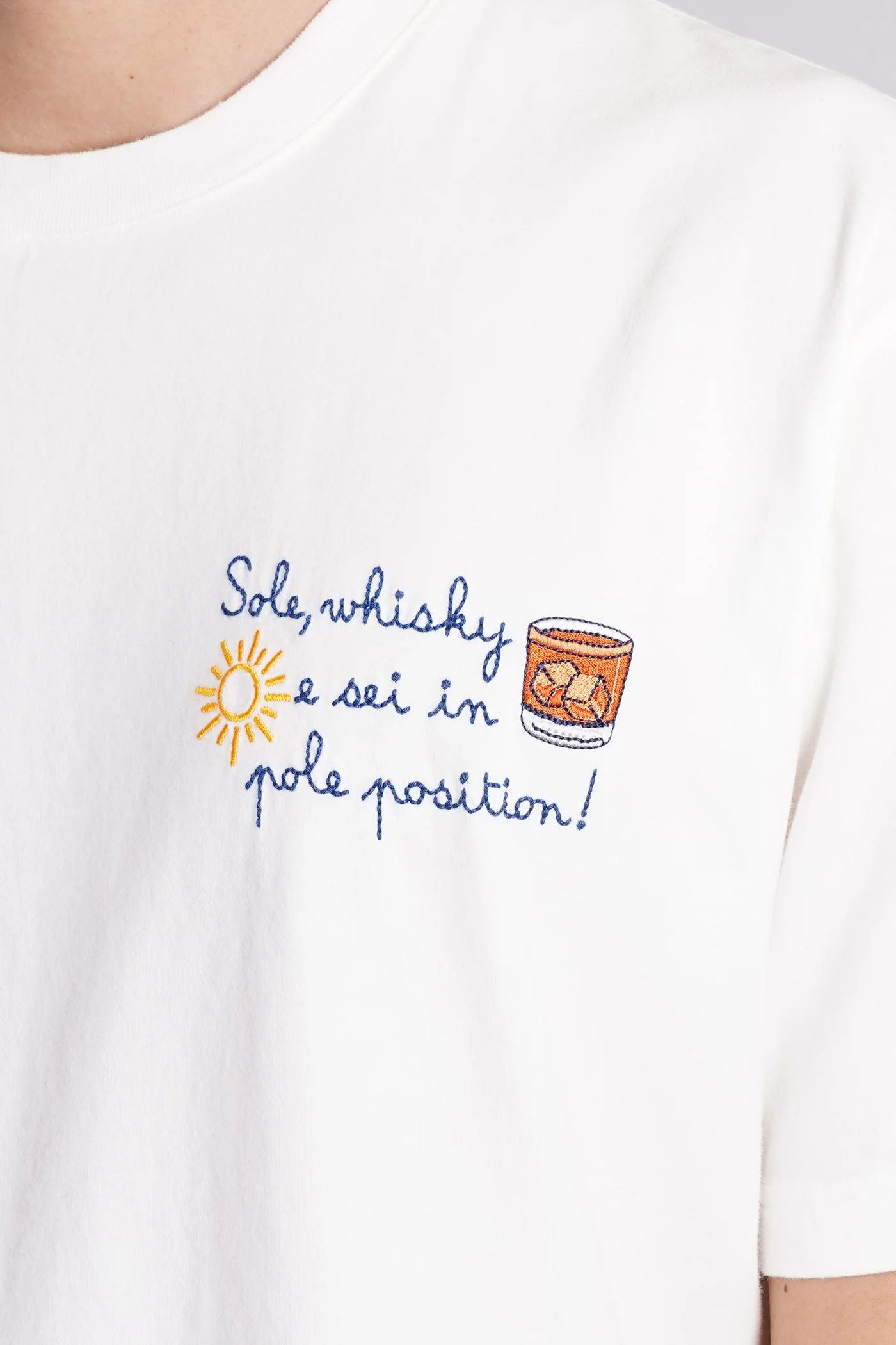 Arnott T-Shirt in white cotton - Image 5