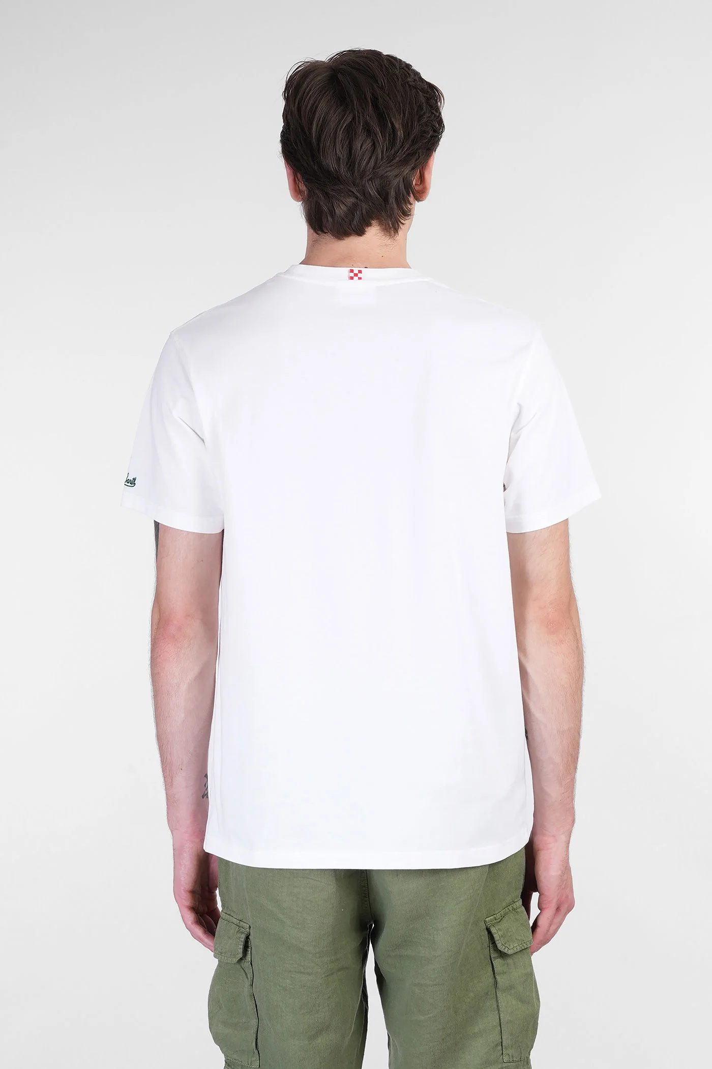 Austin T-Shirt in white cotton - Image 3