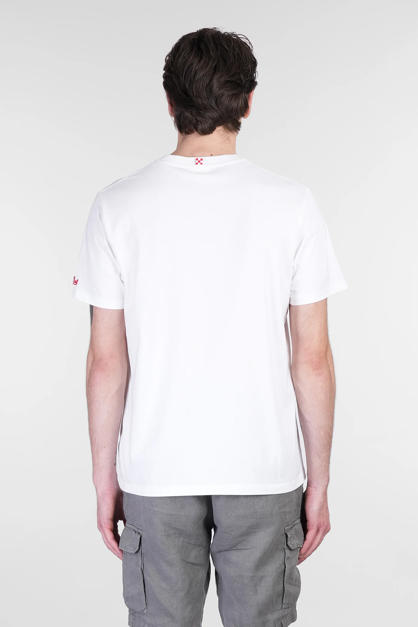 Austin T-Shirt in white cotton - Image 3