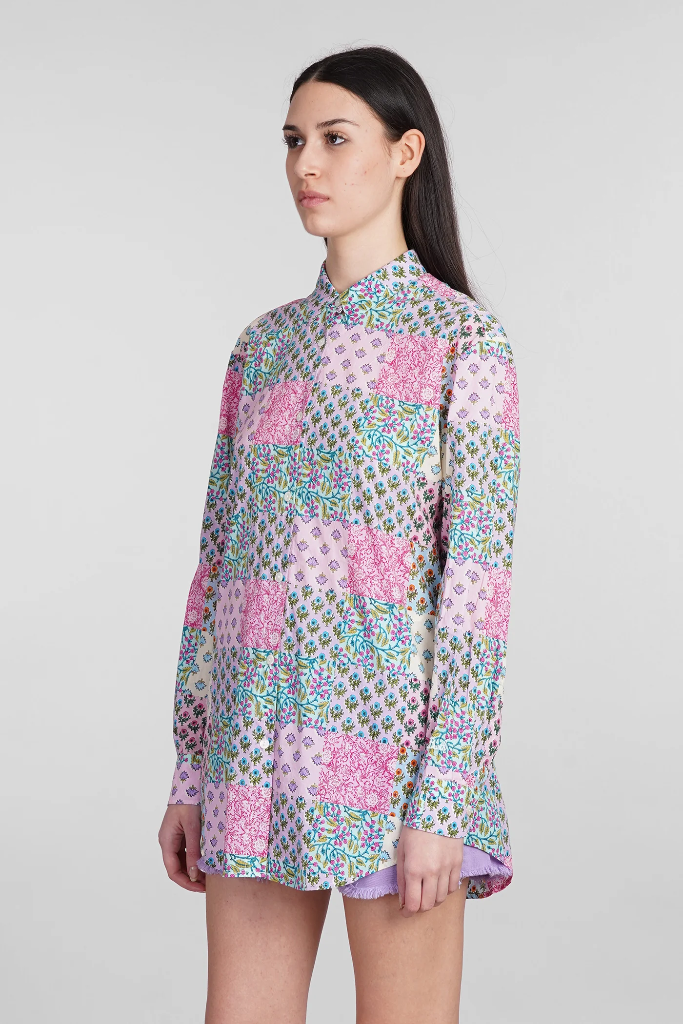 Brigitte Shirt in multicolor cotton - Image 4