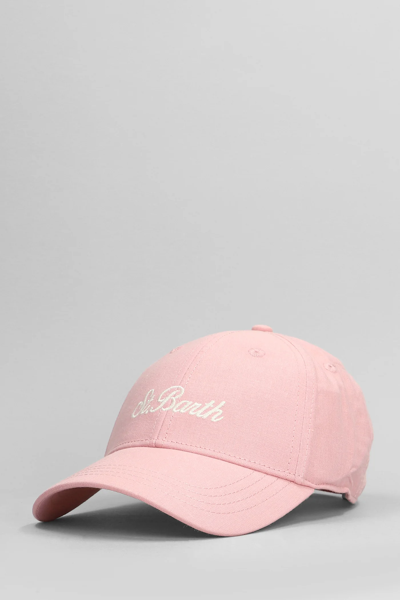 Catcher w Hats in rose-pink linen - Image 2
