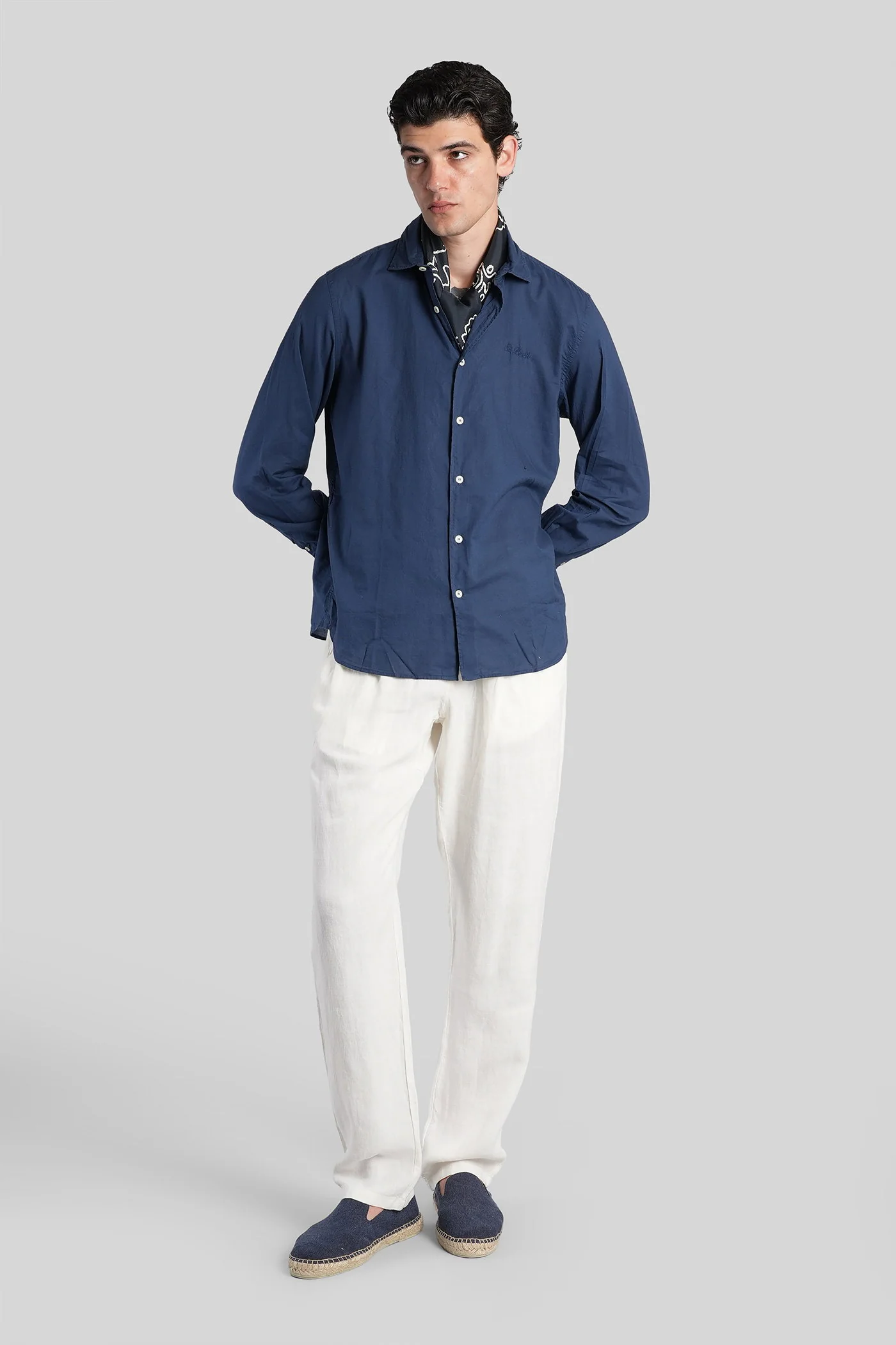 Chemise ice Shirt in blue cotton - Image 2