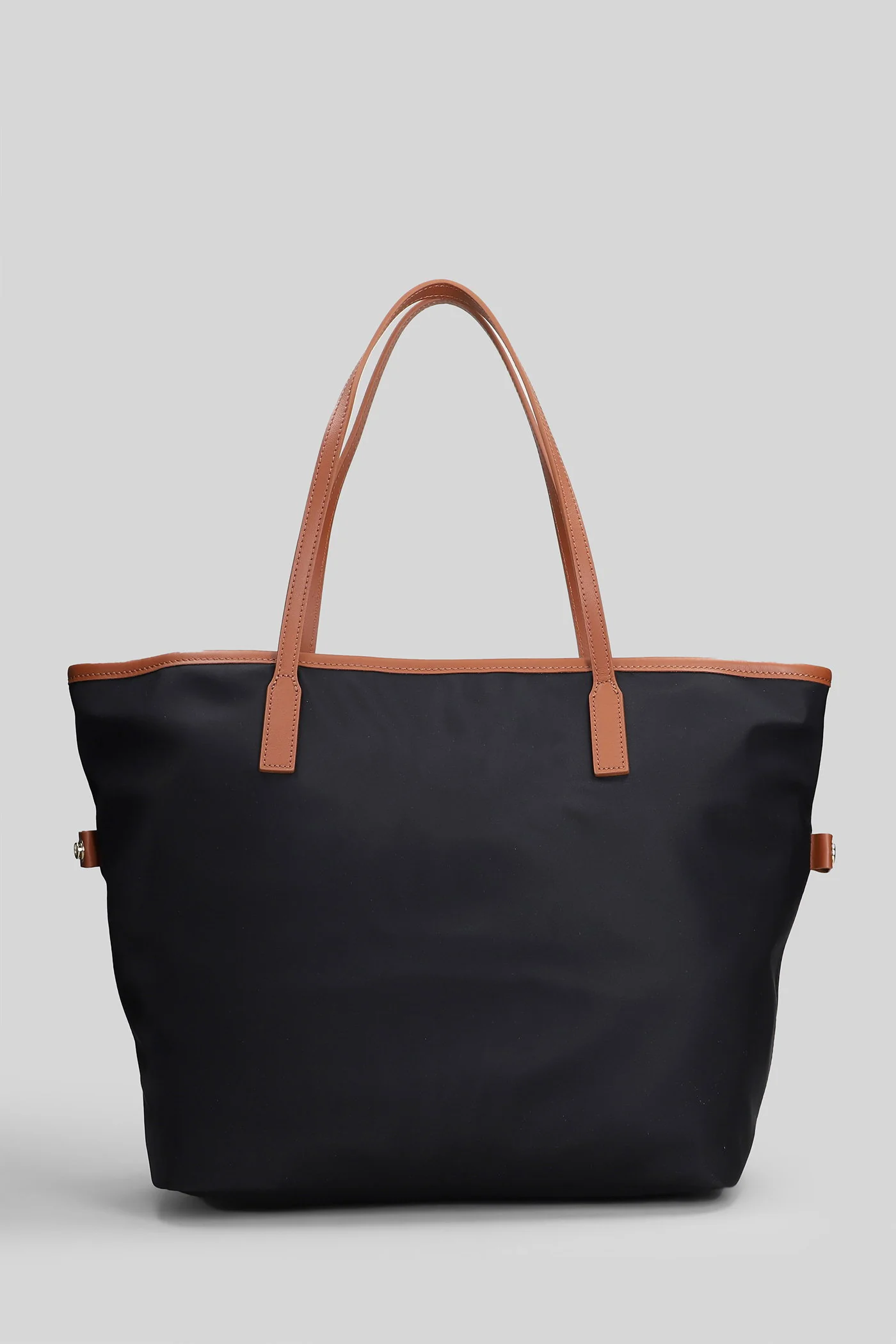 City Bag Nylon Tote in black nylon - Image 3