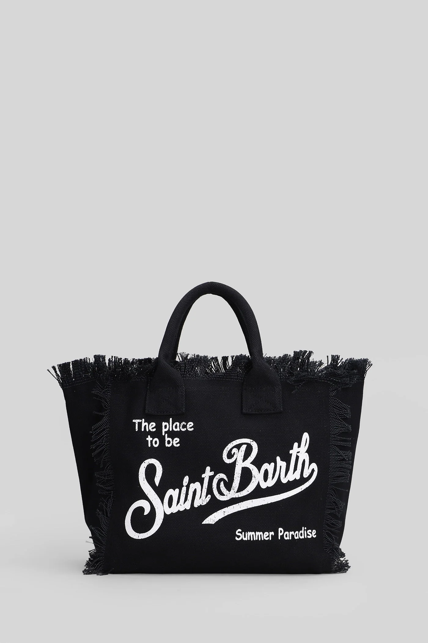 Colette Hand bag in black canvas - Image 3