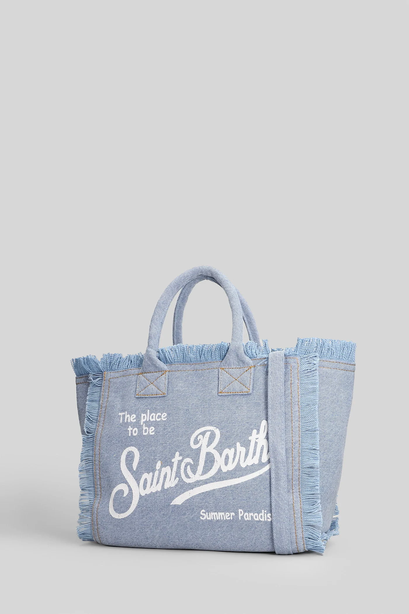 Colette Hand bag in cyan denim - Image 2