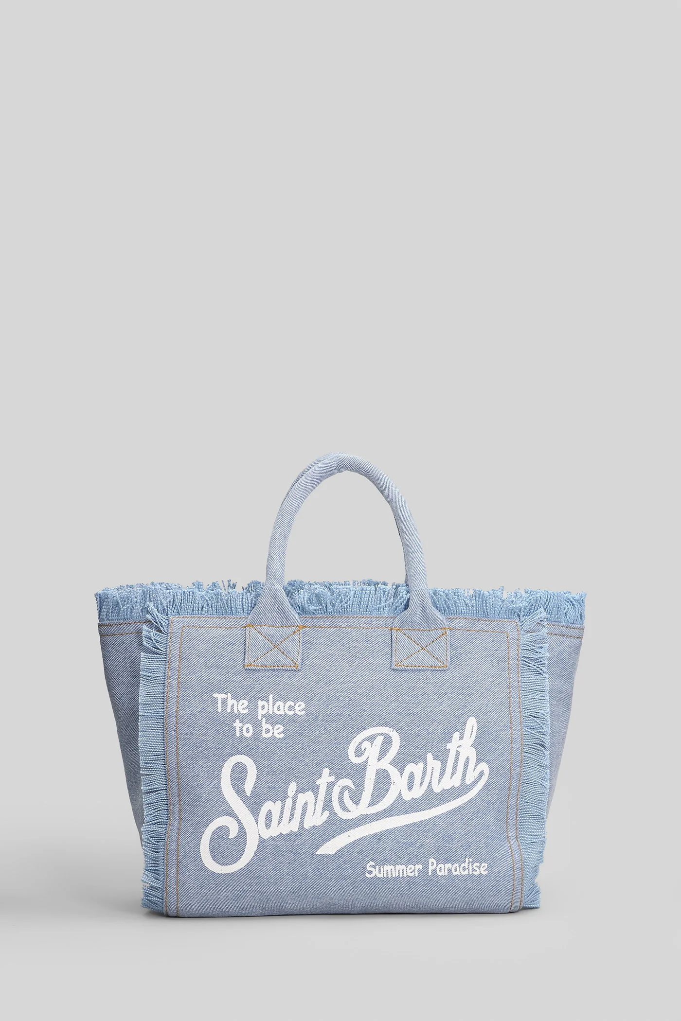 Colette Hand bag in cyan denim - Image 3
