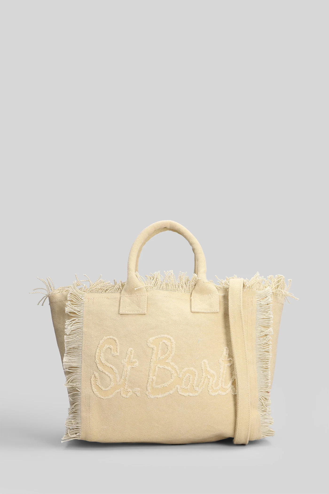 Colette Patch Shoulder bag in beige canvas