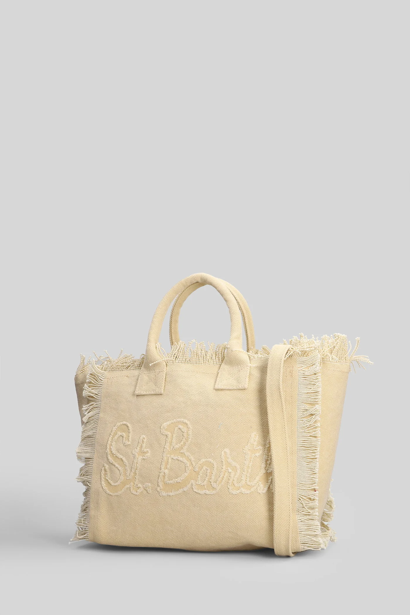 Colette Patch Shoulder bag in beige canvas - Image 2