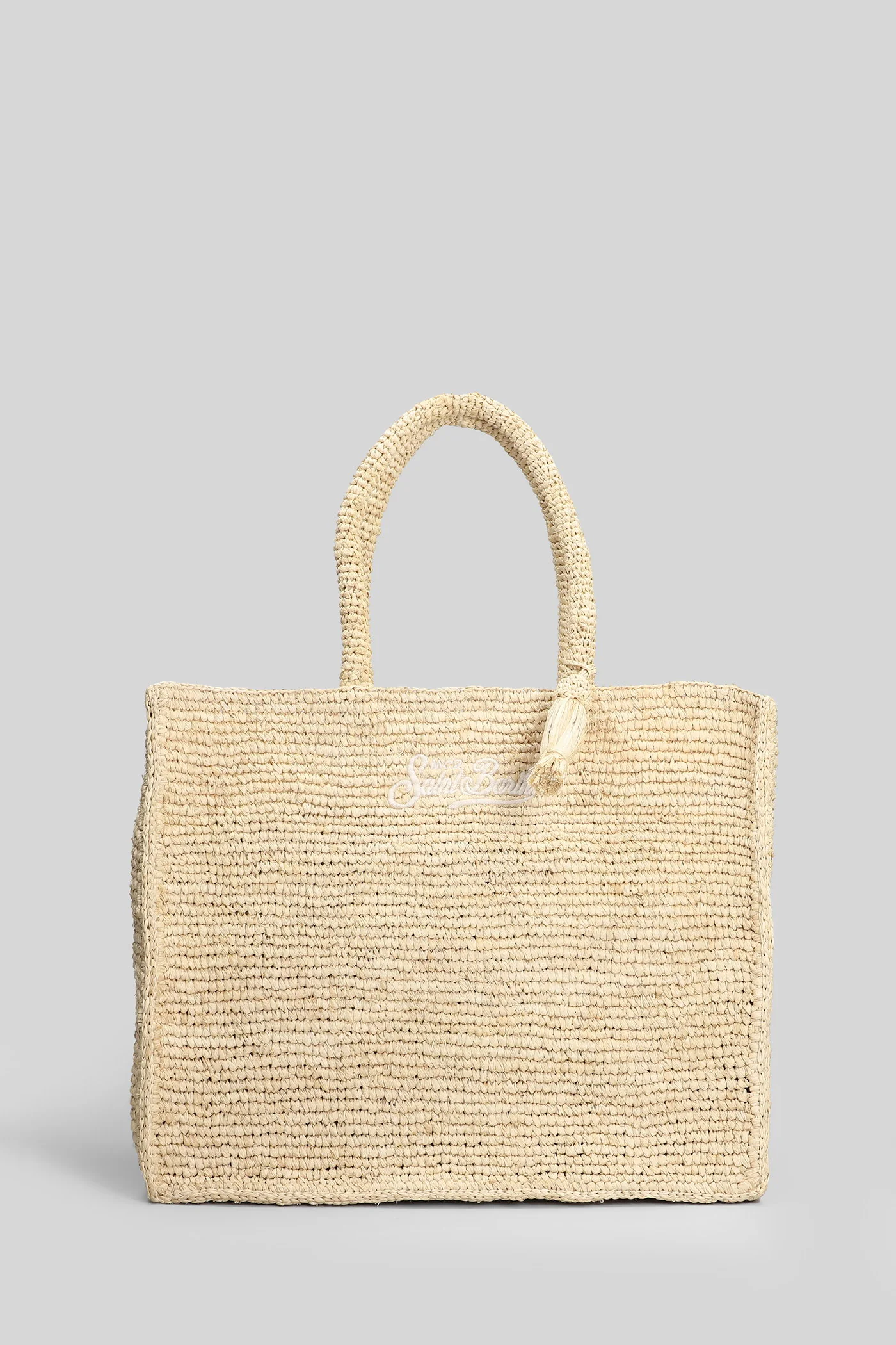 Colette Raffia Hand bag in beige raffia