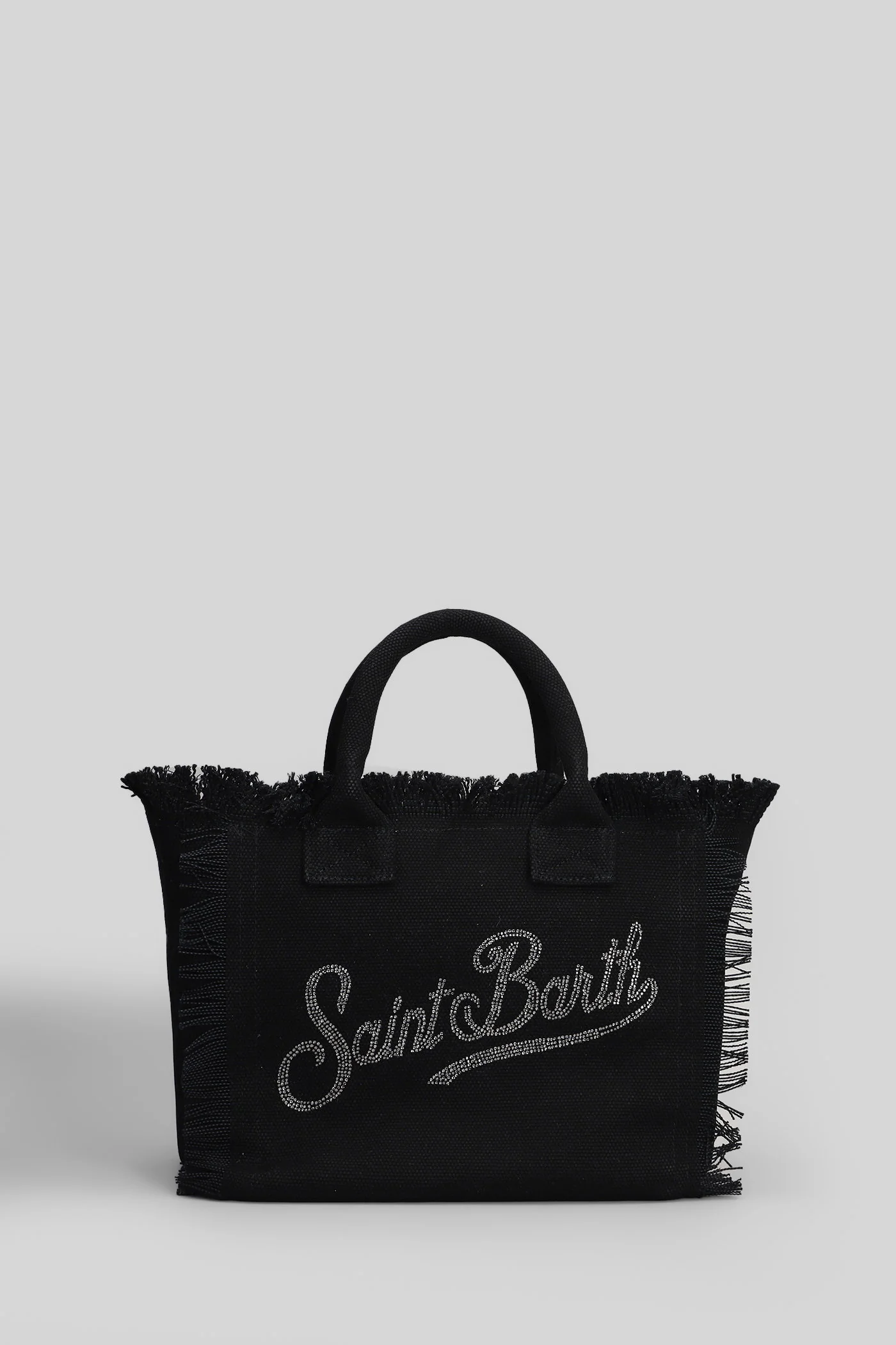 Colette Shoulder bag in black canvas - Image 3
