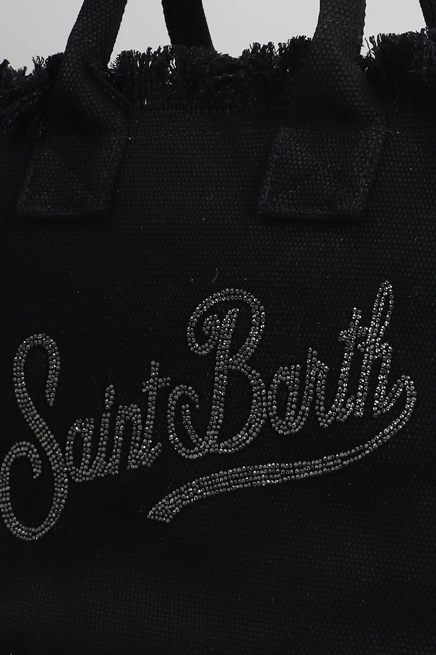 Colette Shoulder bag in black canvas - Image 4