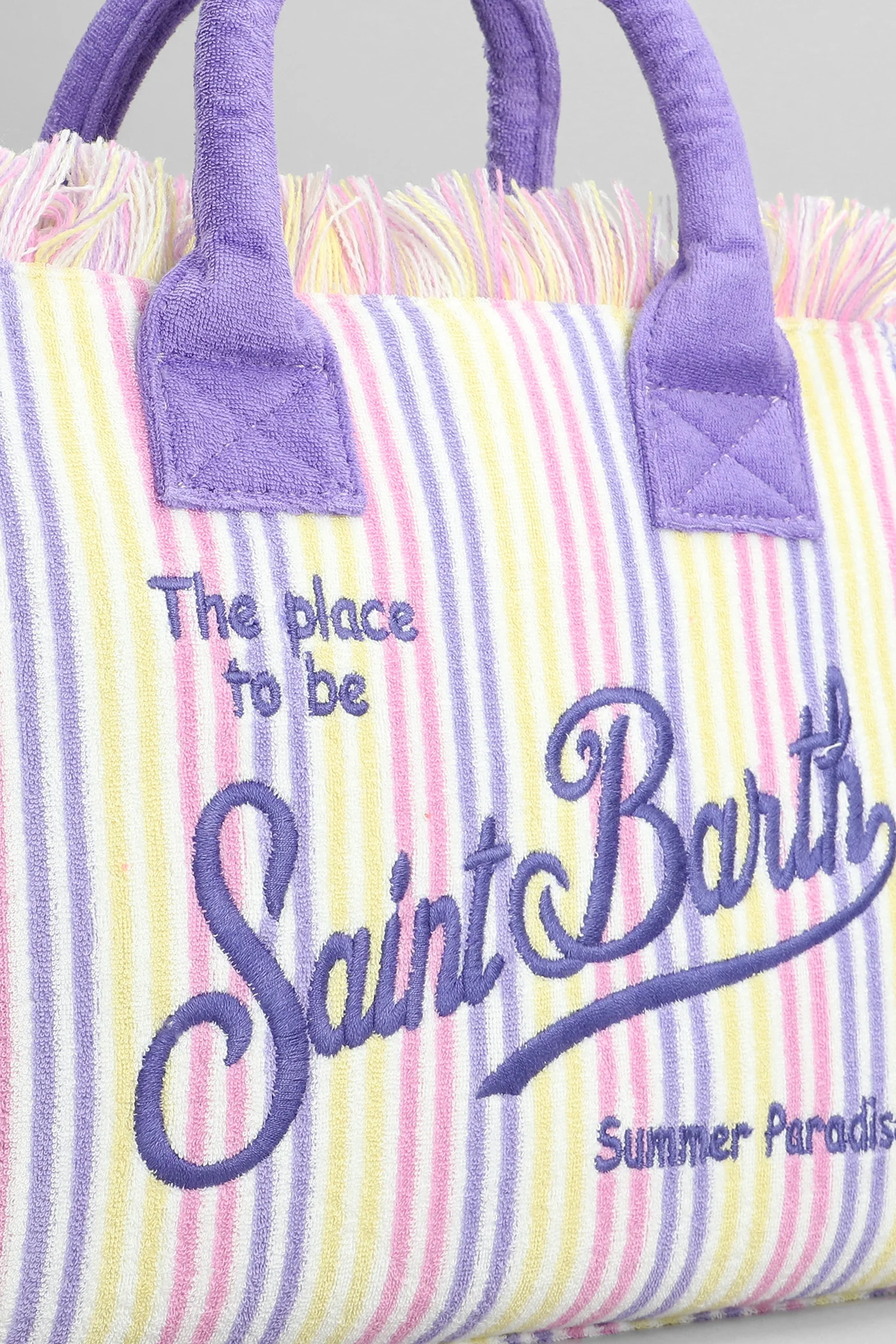 Colette sponge Tote in multicolor cotton - Image 4