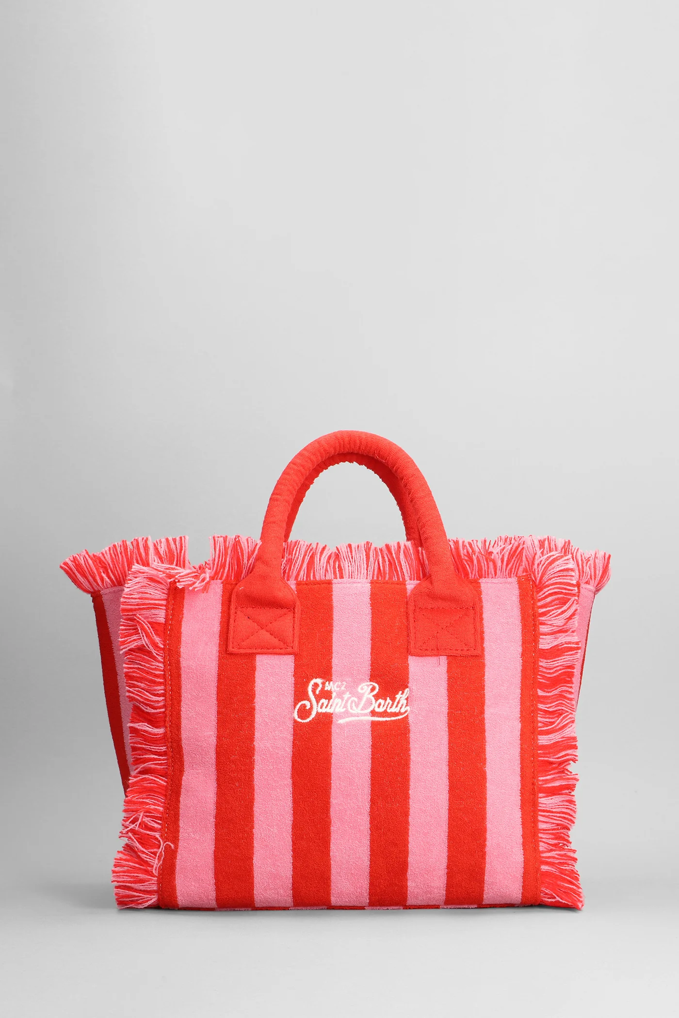 Colette sponge Tote in red cotton - Image 3