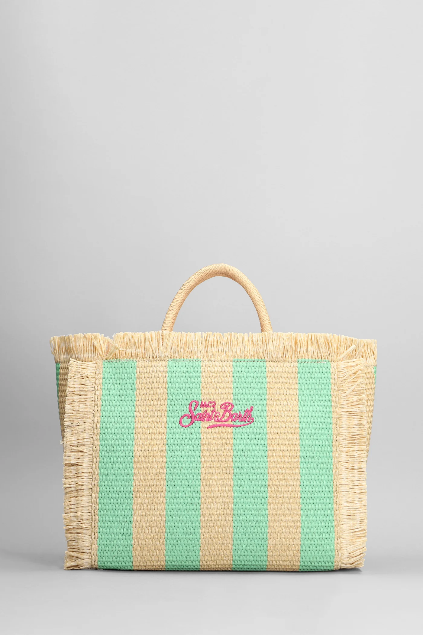 Colette straw n Tote in beige raffia - Image 3