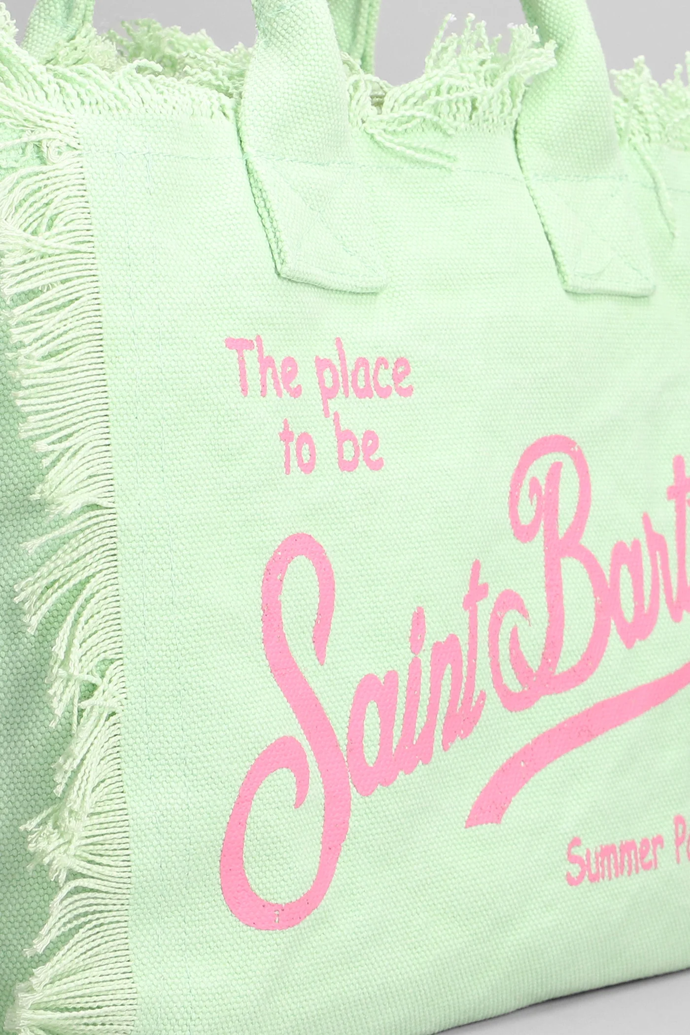 Colette Tote in green cotton - Image 4
