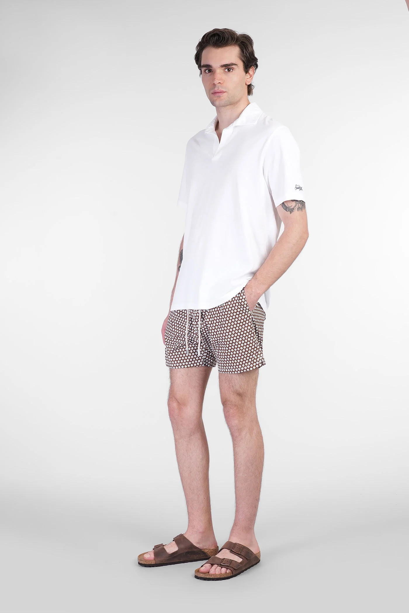 Comfort light Beachwear in brown polyamide - Image 2
