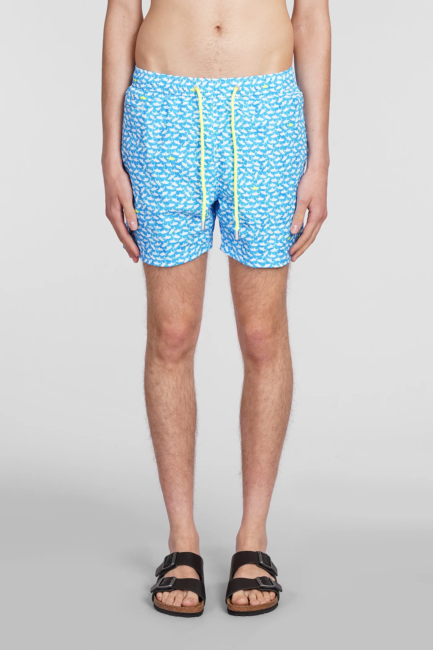 Comfort light Beachwear in cyan polyester