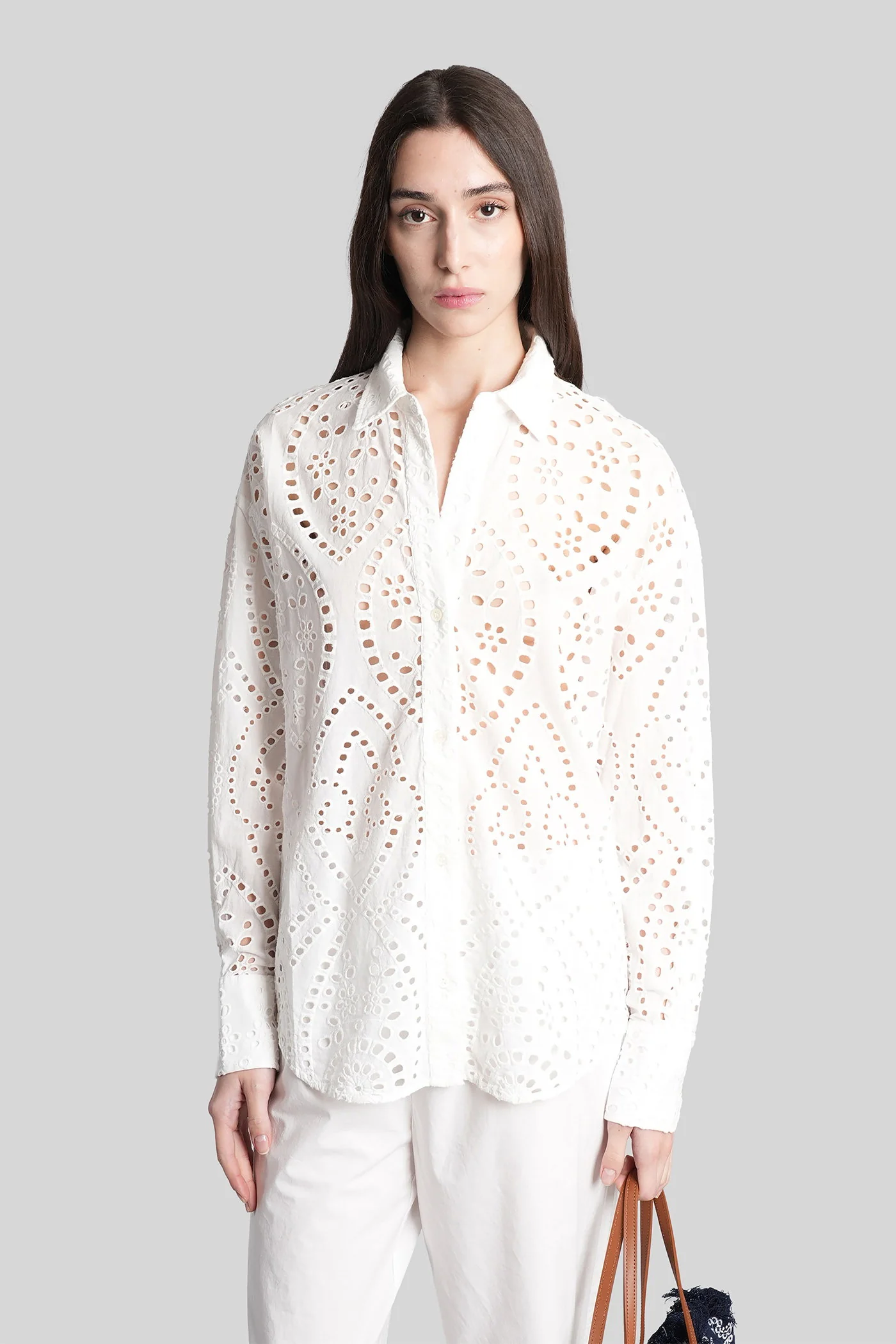 Cristal Shirt in white cotton