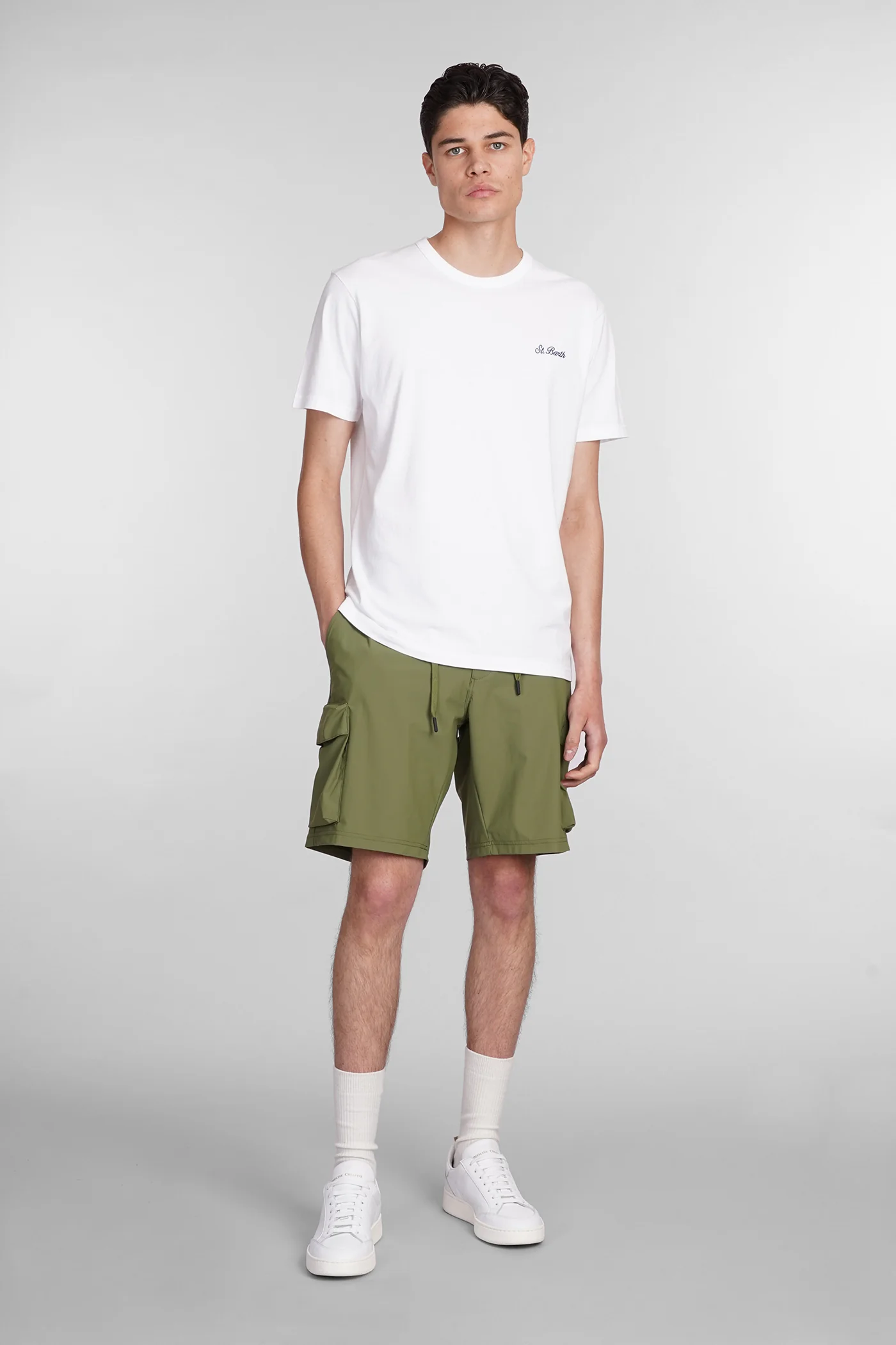 Deck Shorts in green polyamide - Image 2