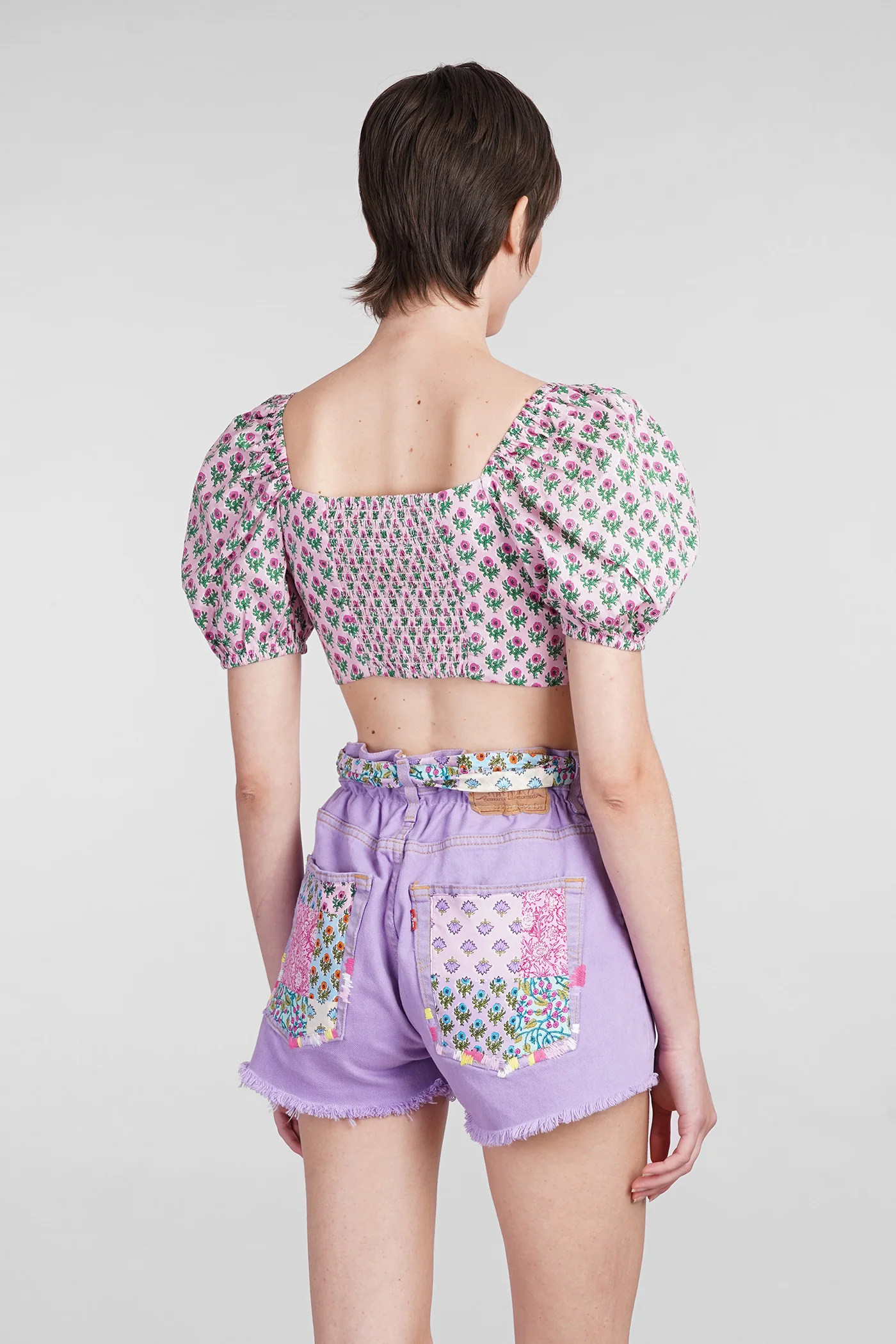 Delia Topwear in rose-pink cotton - Image 3