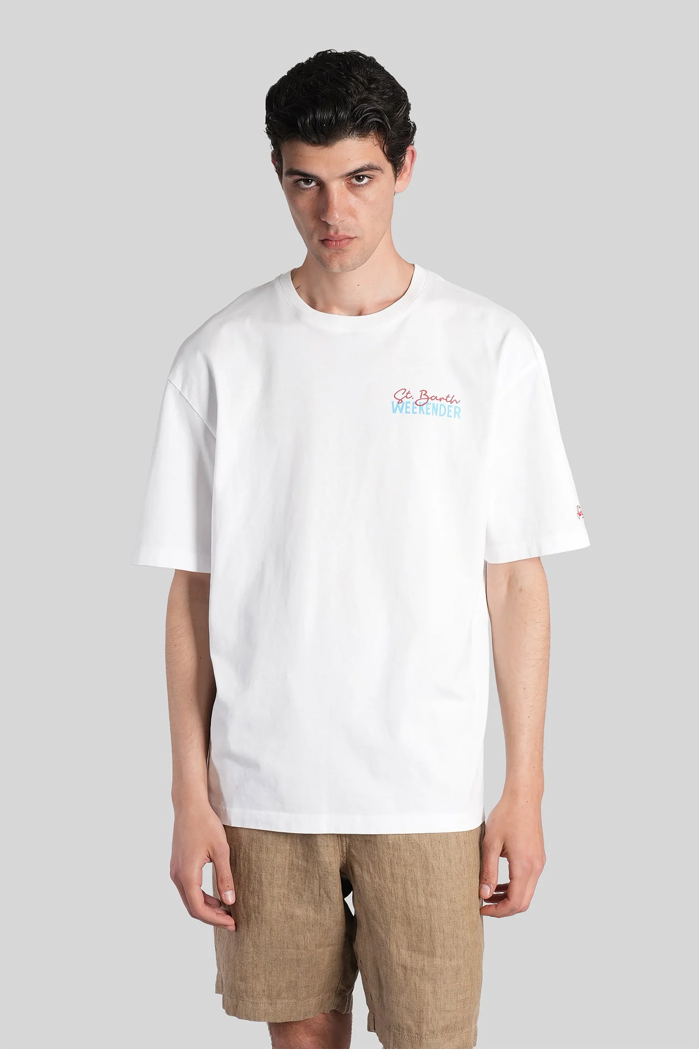 Delmar T-Shirt in white cotton