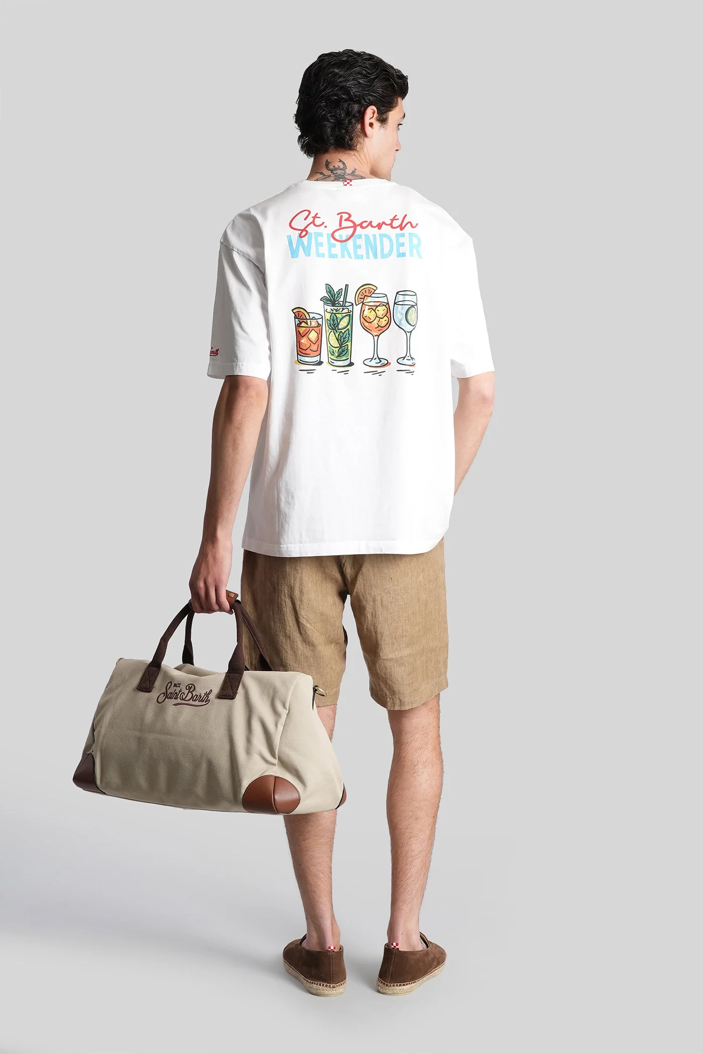 Delmar T-Shirt in white cotton - Image 2