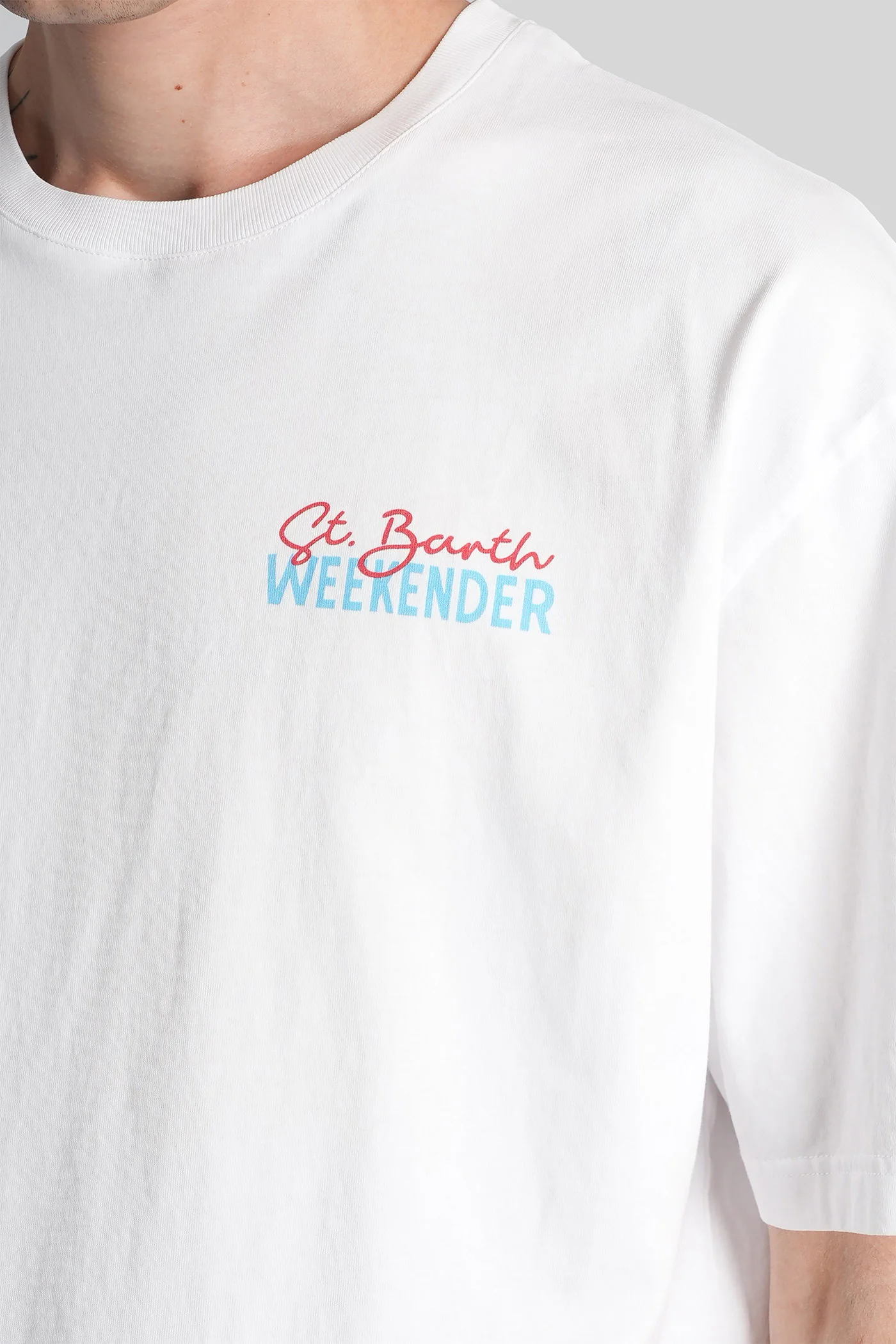Delmar T-Shirt in white cotton - Image 5