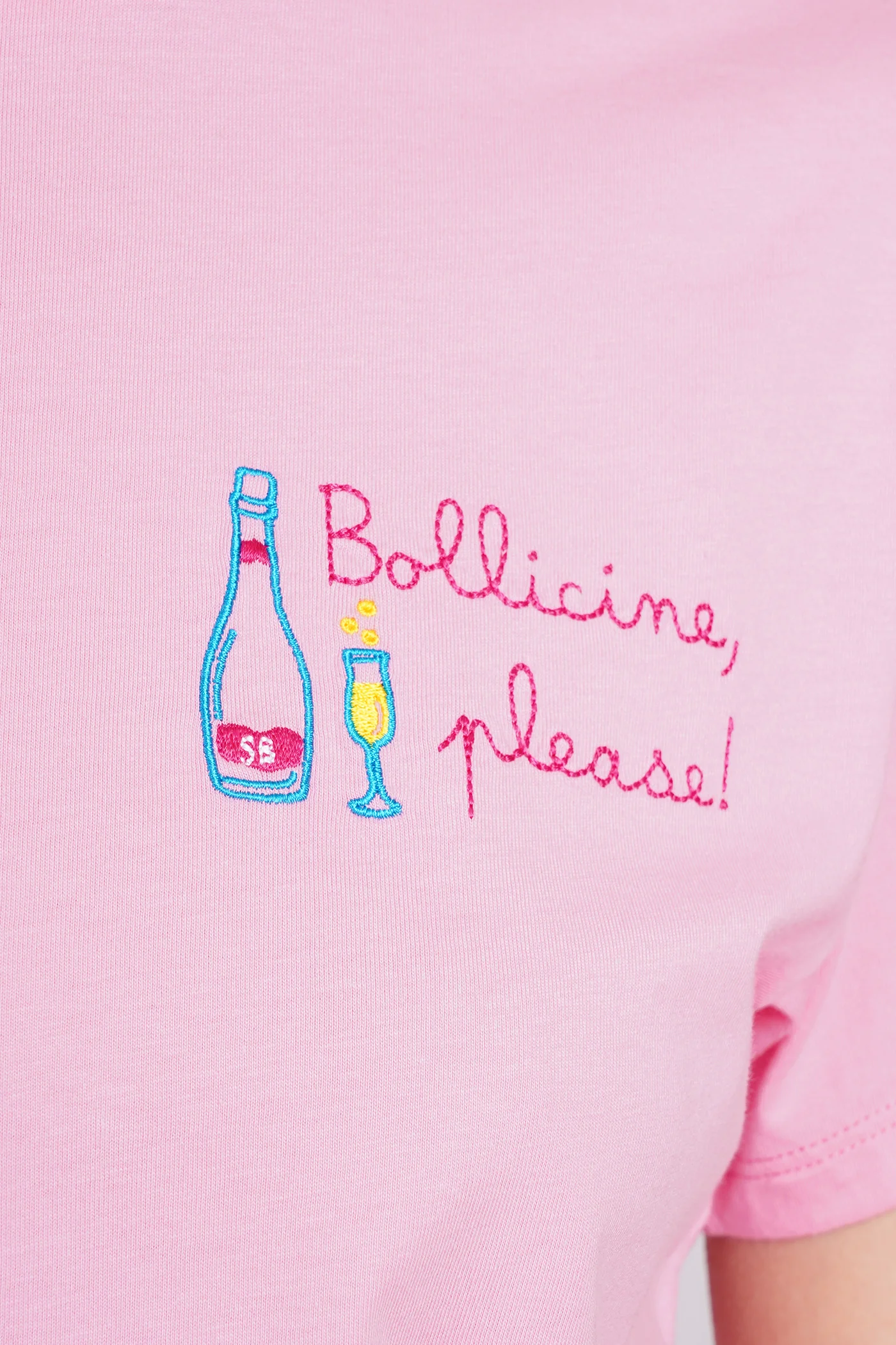 Emilie T-Shirt in rose-pink cotton - Image 5