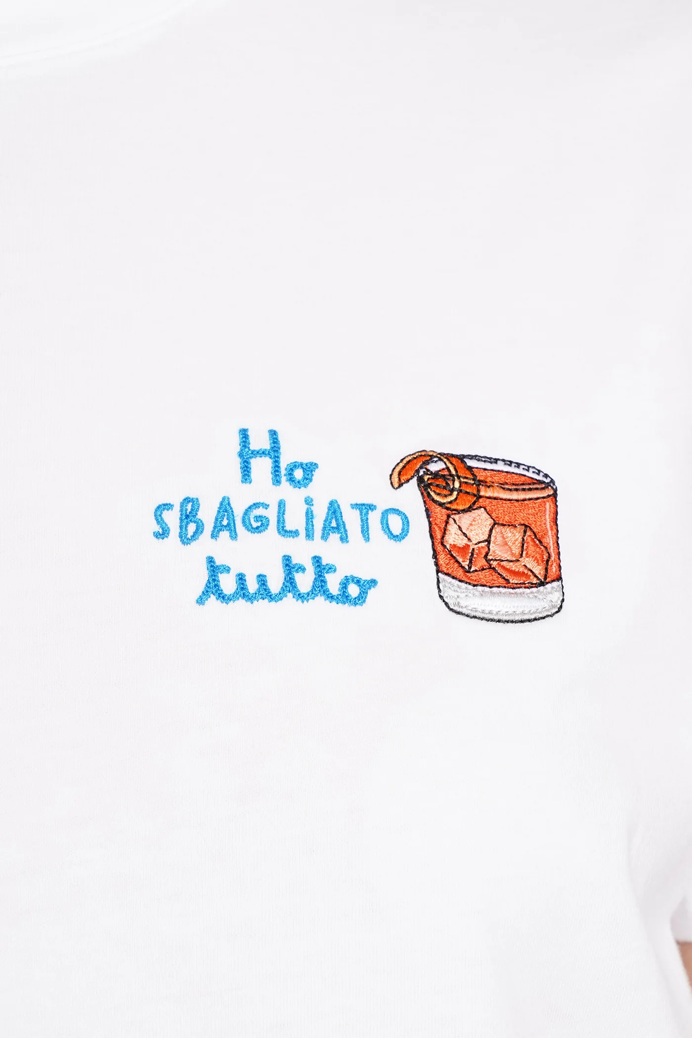Emilie T-Shirt in white cotton - Image 5