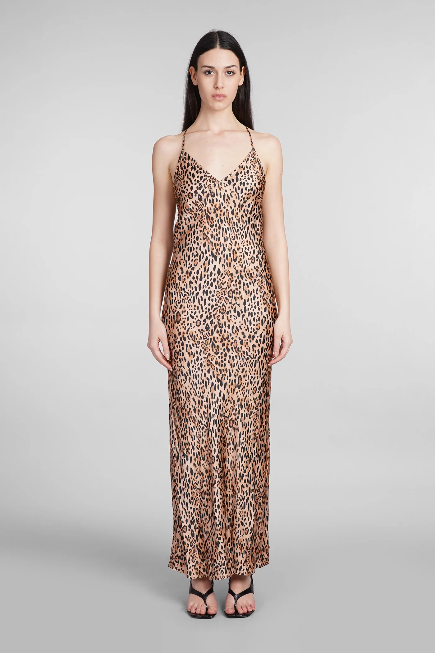 Eydis Dress woman in Animalier viscose