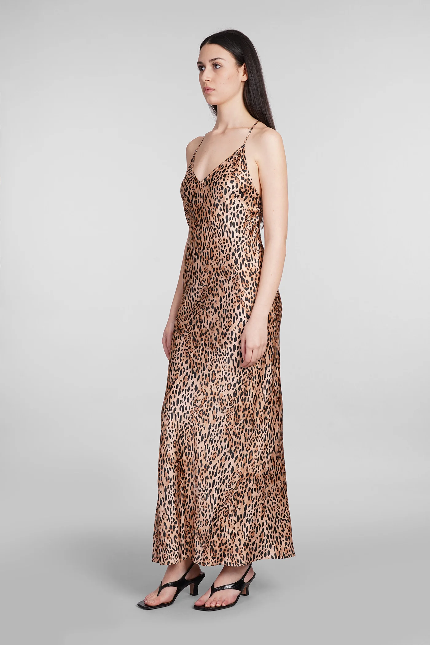 Eydis Dress woman in Animalier viscose - Image 4