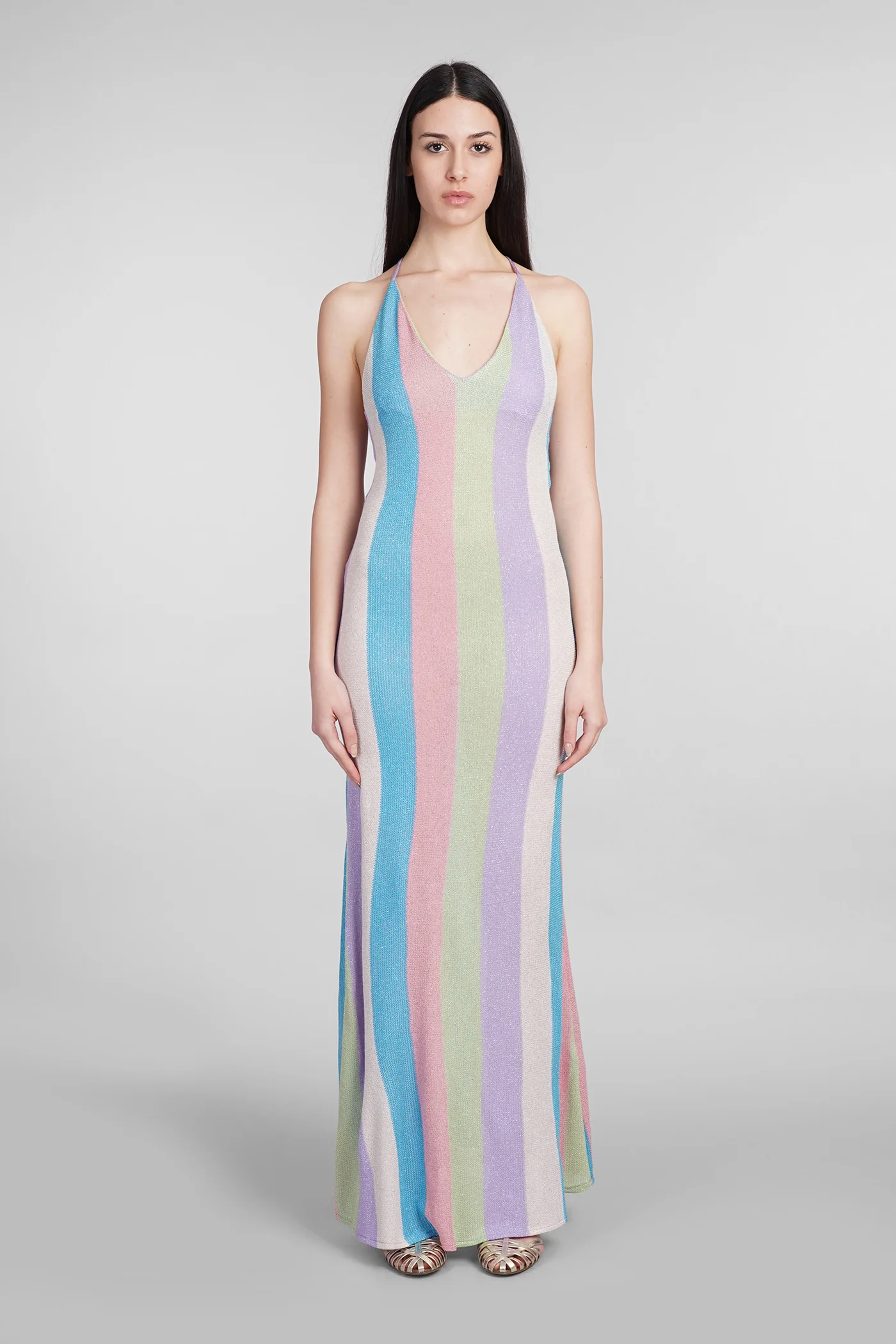 Eydis Dress woman in multicolor viscose