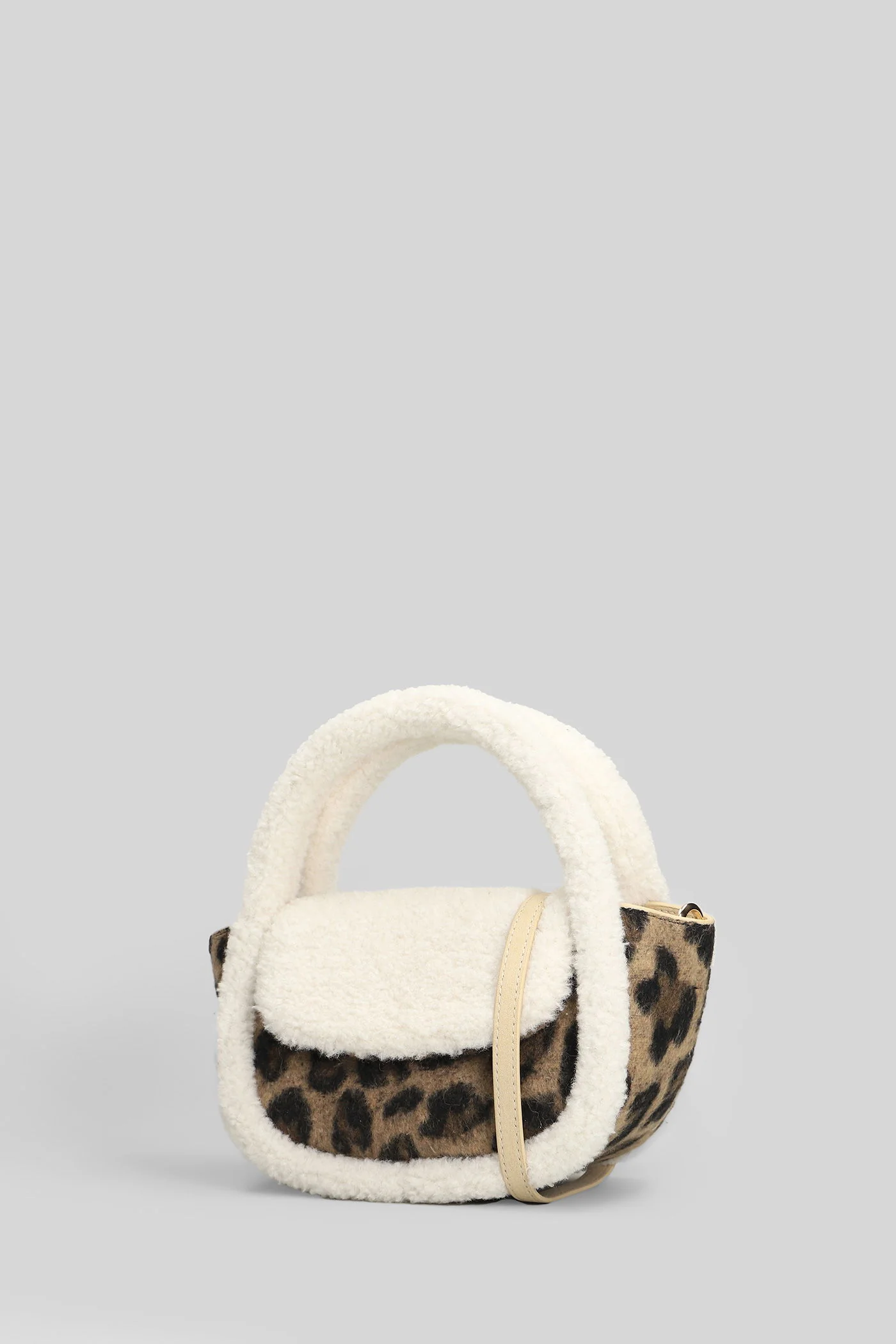 Gilda mutton suede Hand bag in Animalier polyester - Image 2