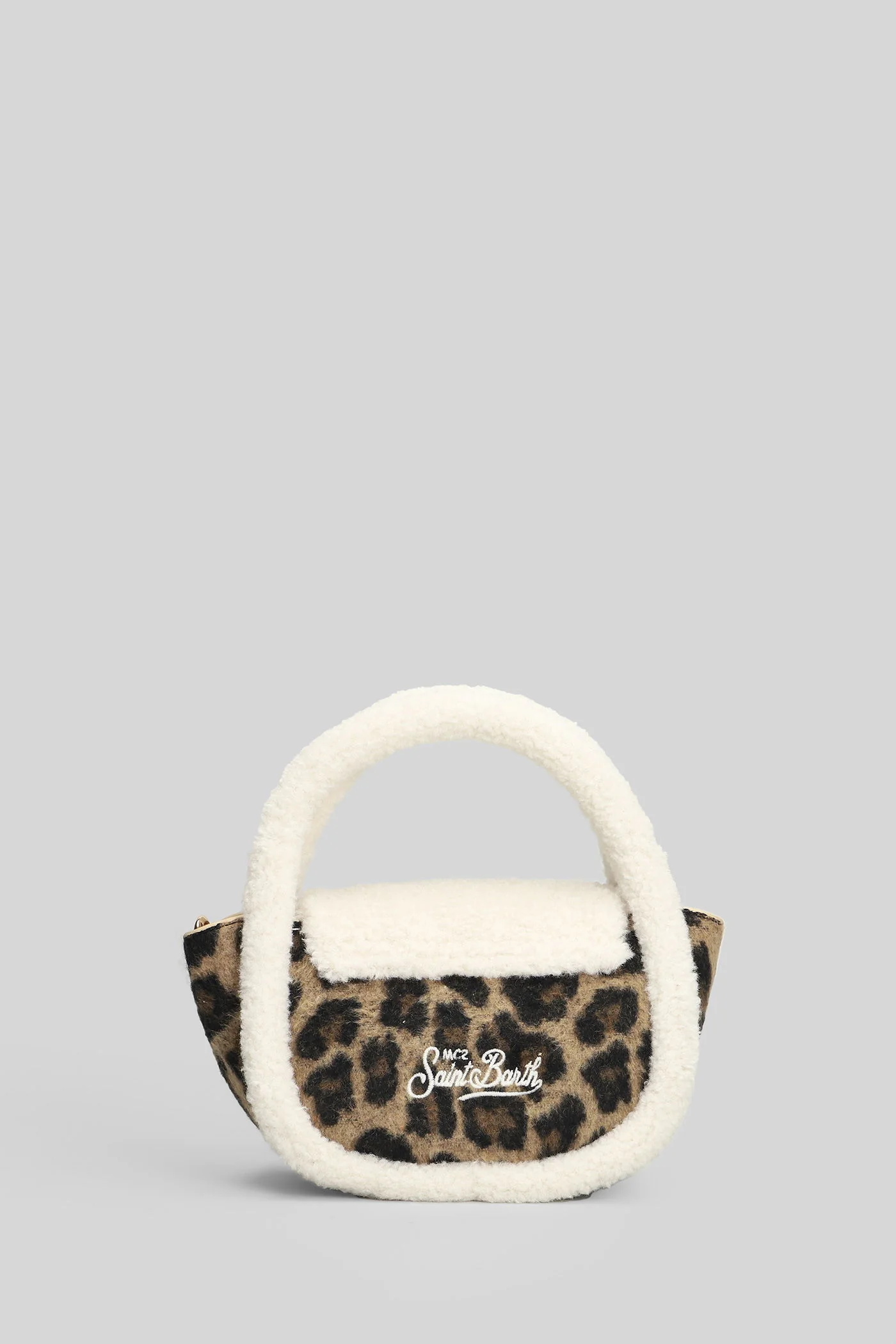 Gilda mutton suede Hand bag in Animalier polyester - Image 3