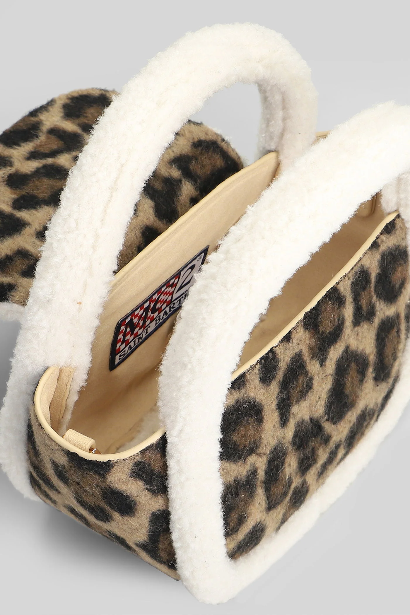 Gilda mutton suede Hand bag in Animalier polyester - Image 4