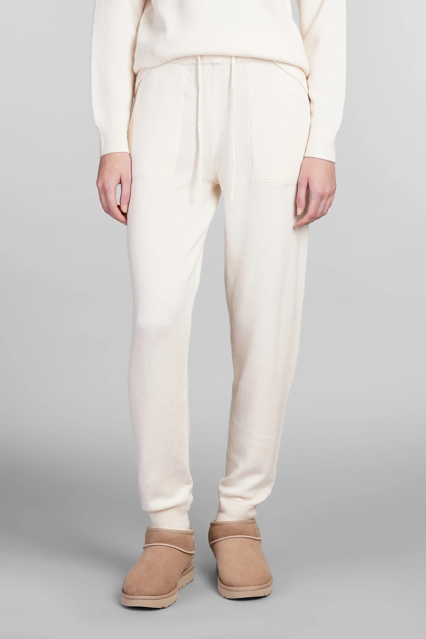 Grenelle Pants in beige wool