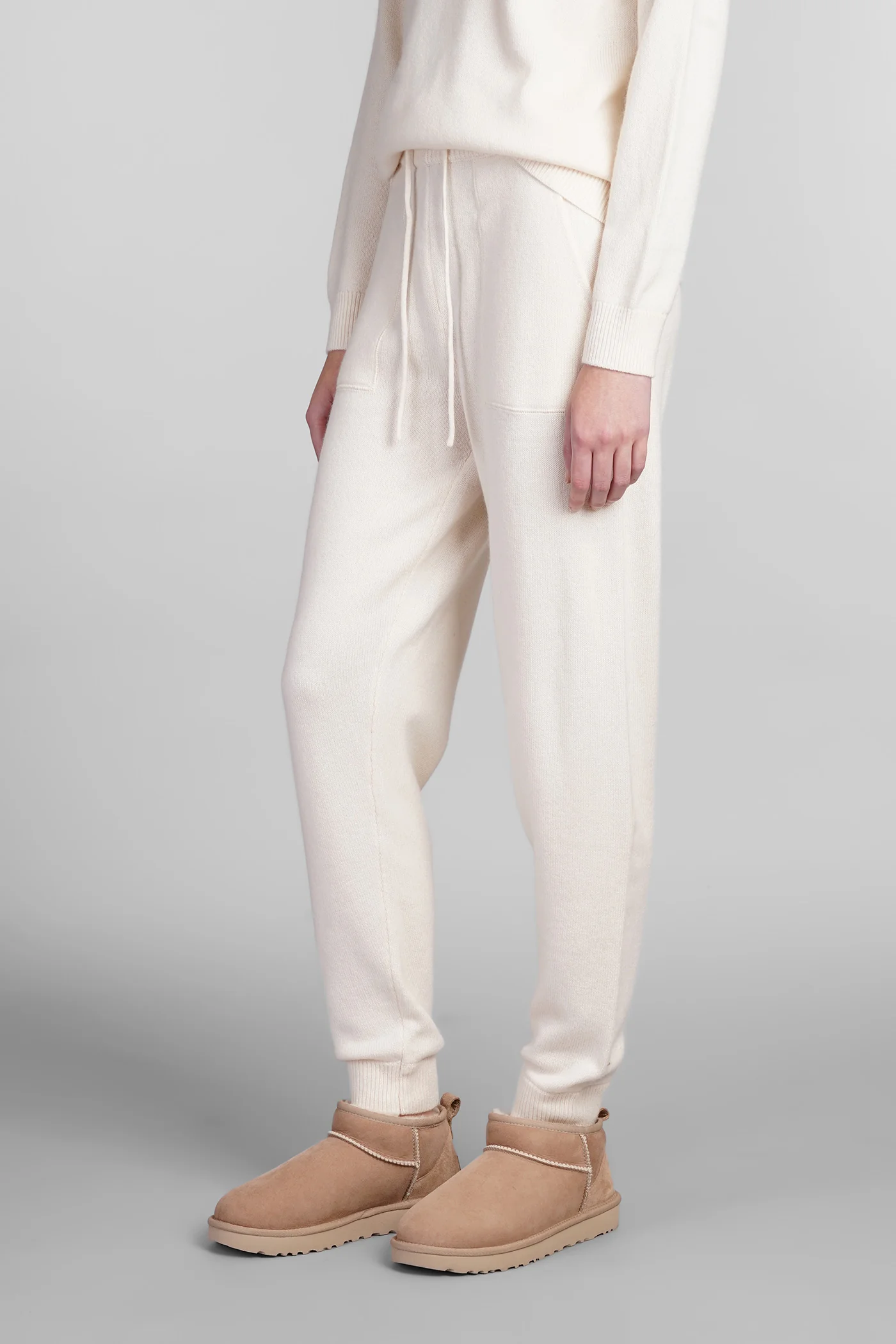 Grenelle Pants in beige wool - Image 4