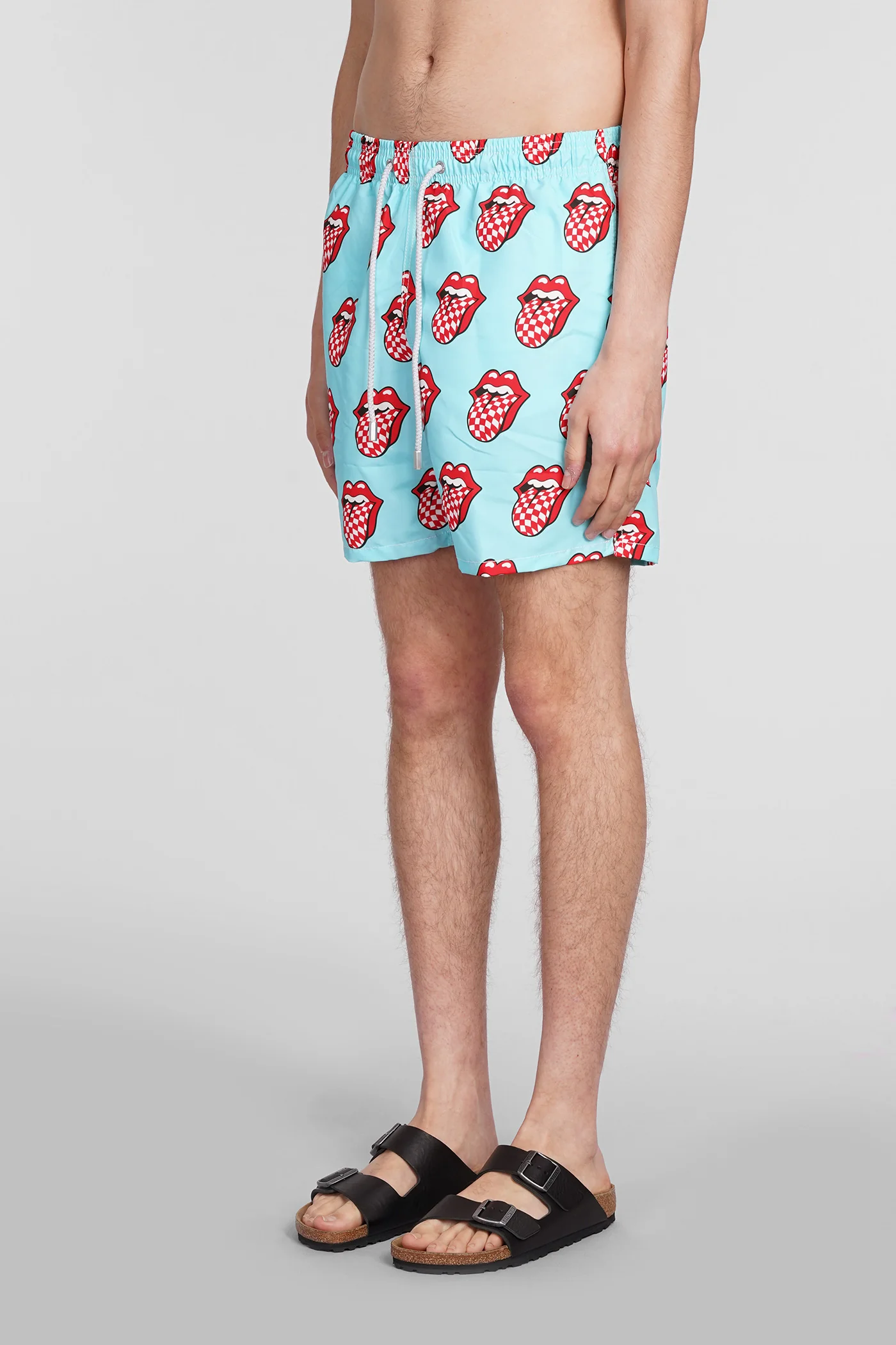Gustavia Beachwear in cyan polyester - Image 3