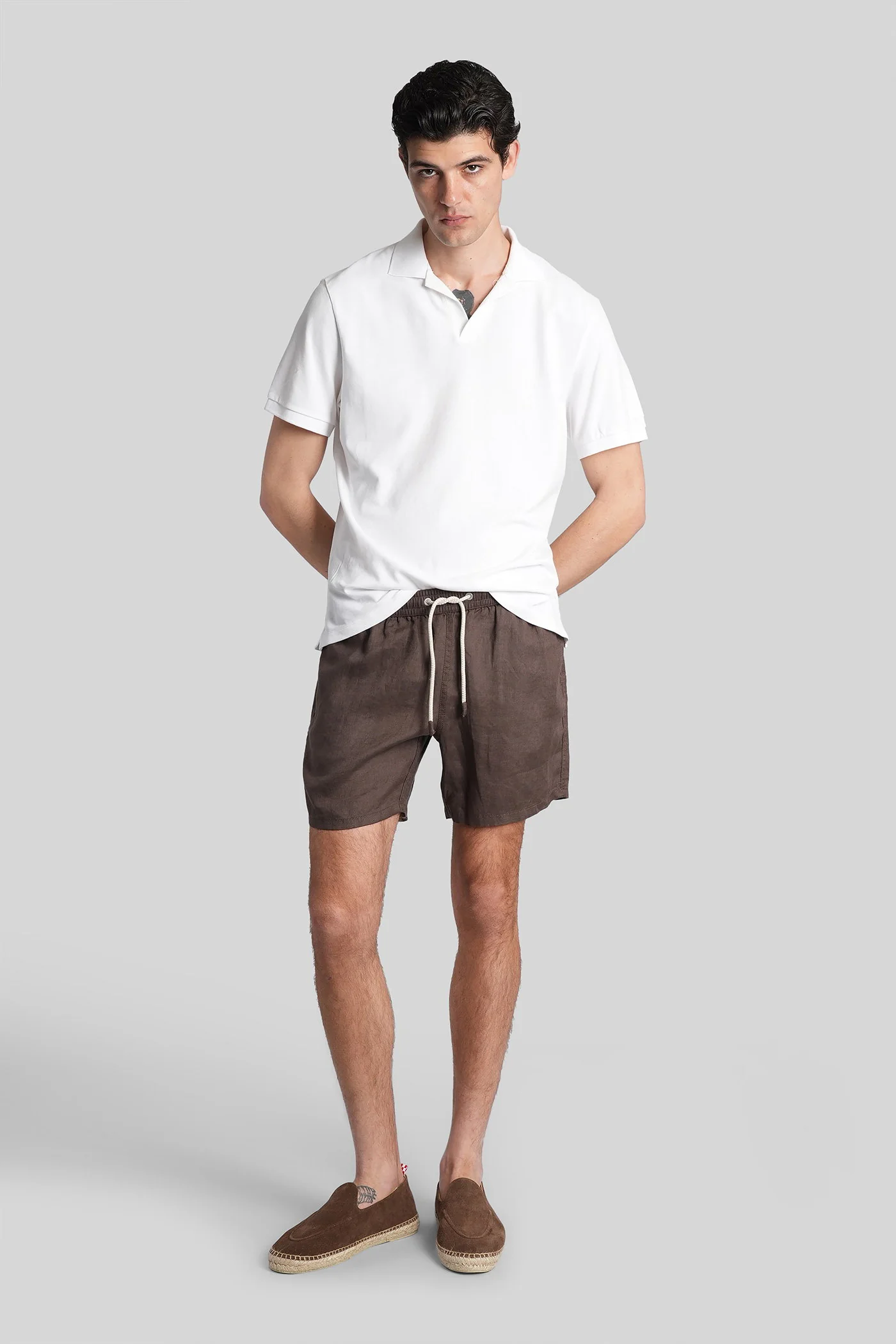 Gustavia Line Beachwear in brown polyamide - Image 2