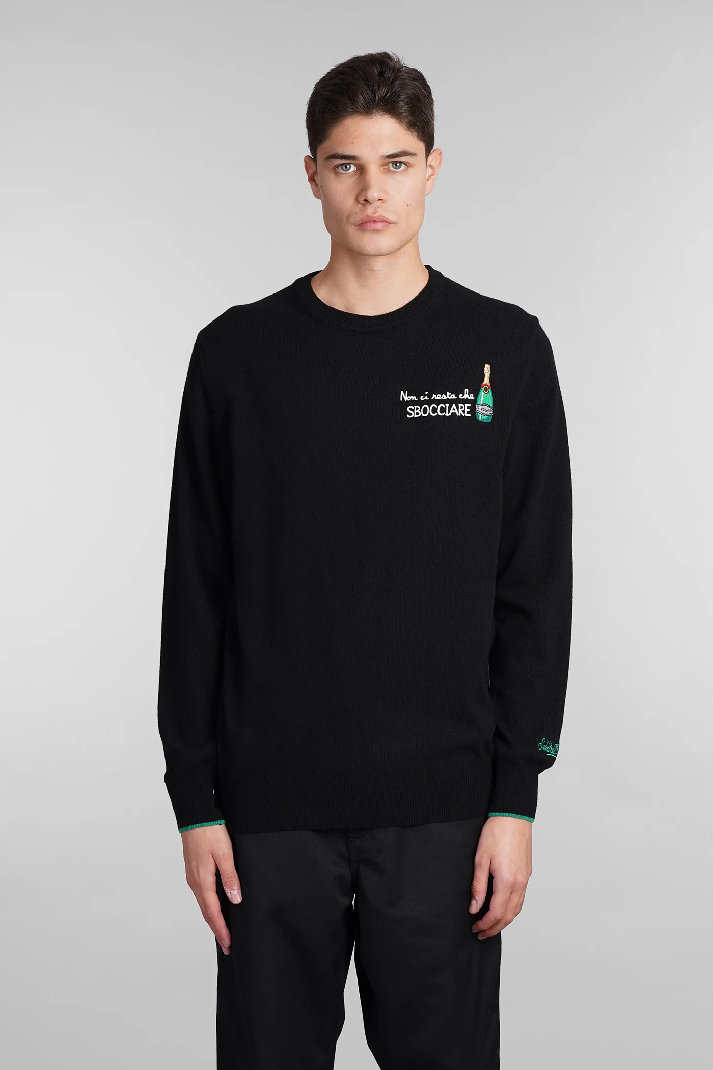 Heron light Knitwear in black wool