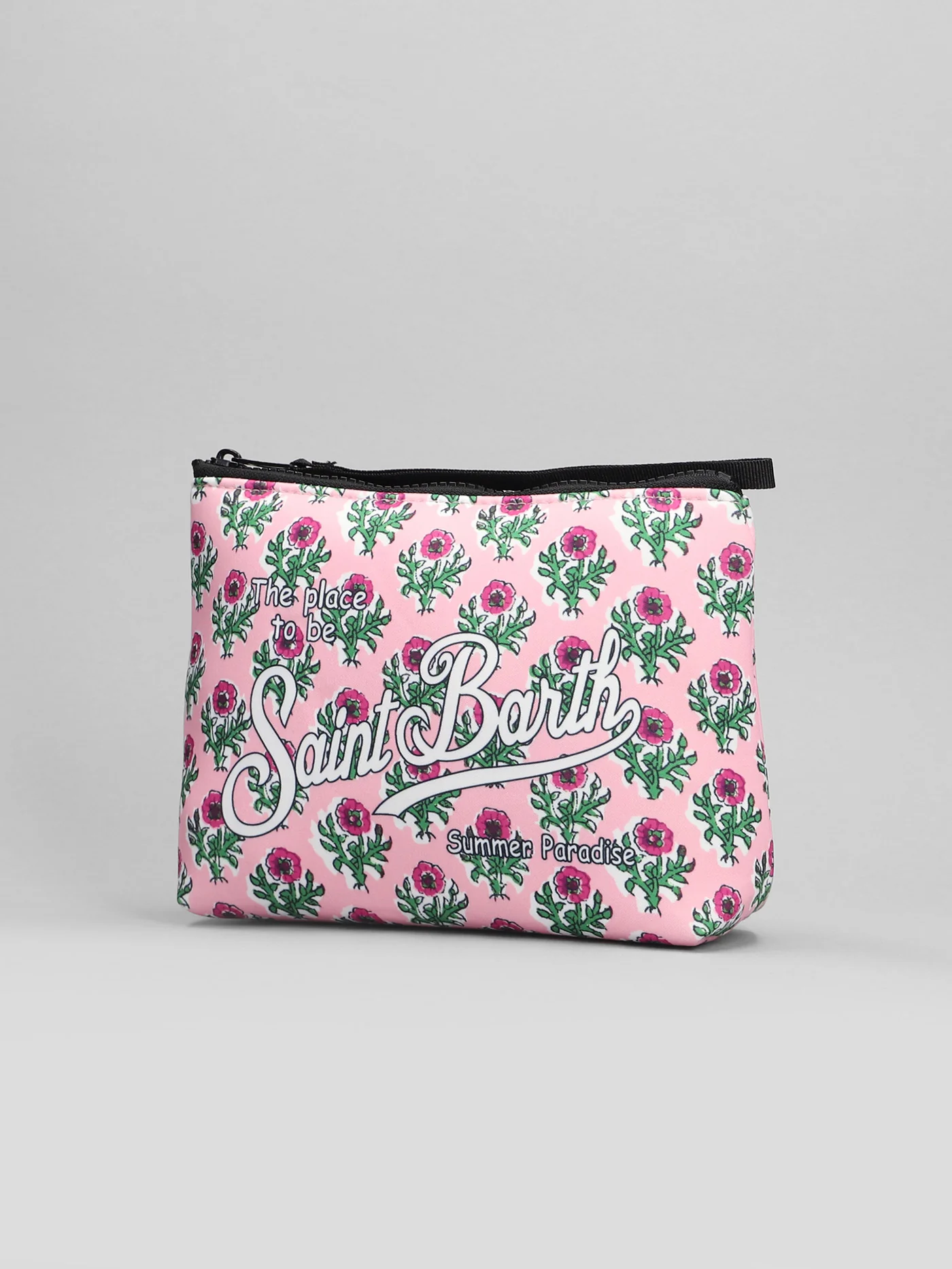 Aline Clutch in rose-pink Neoprene - Image 2