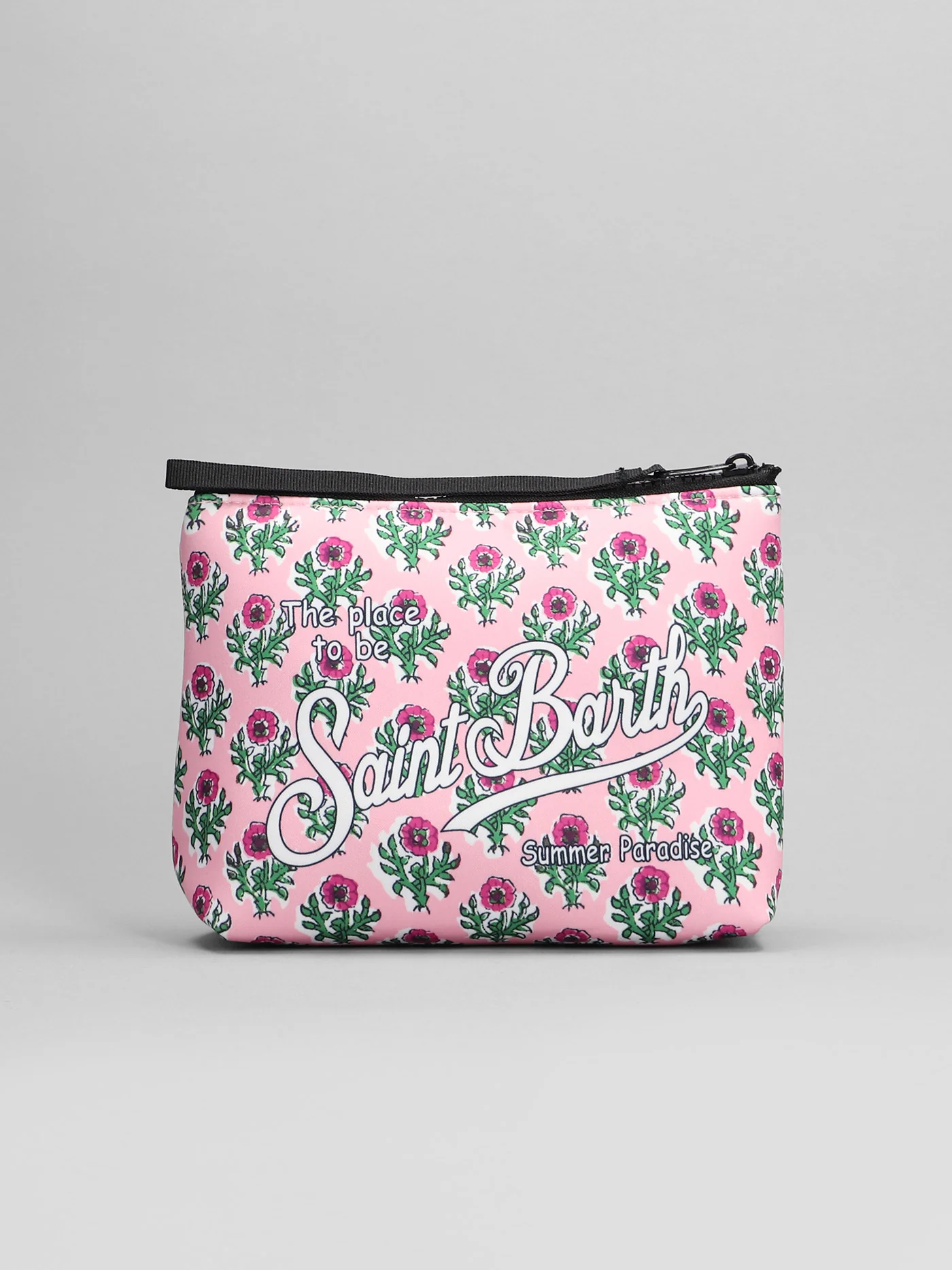 Aline Clutch in rose-pink Neoprene - Image 3