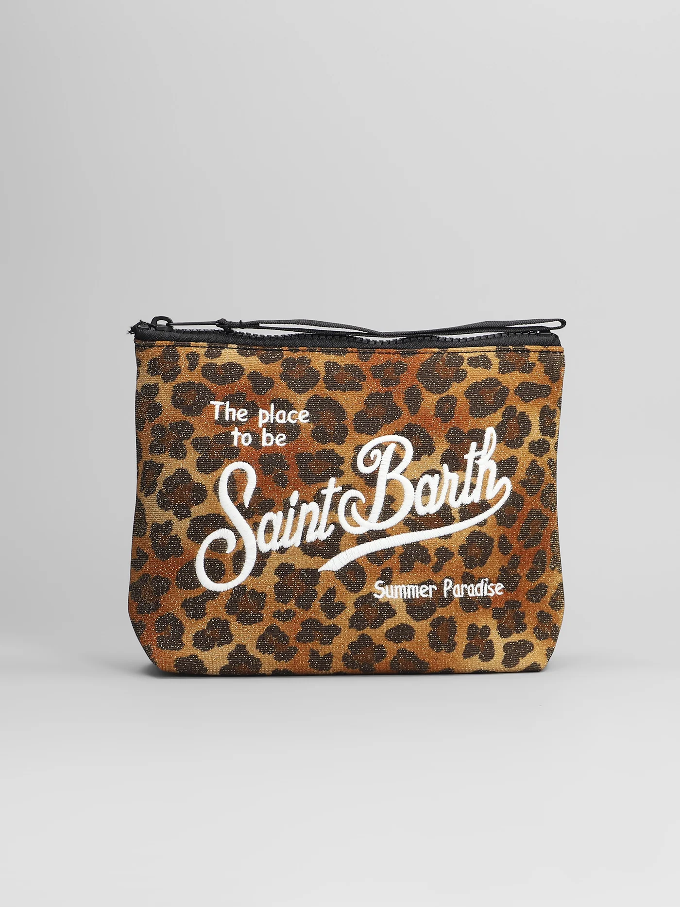 Aline lurex Clutch in Animalier polyester