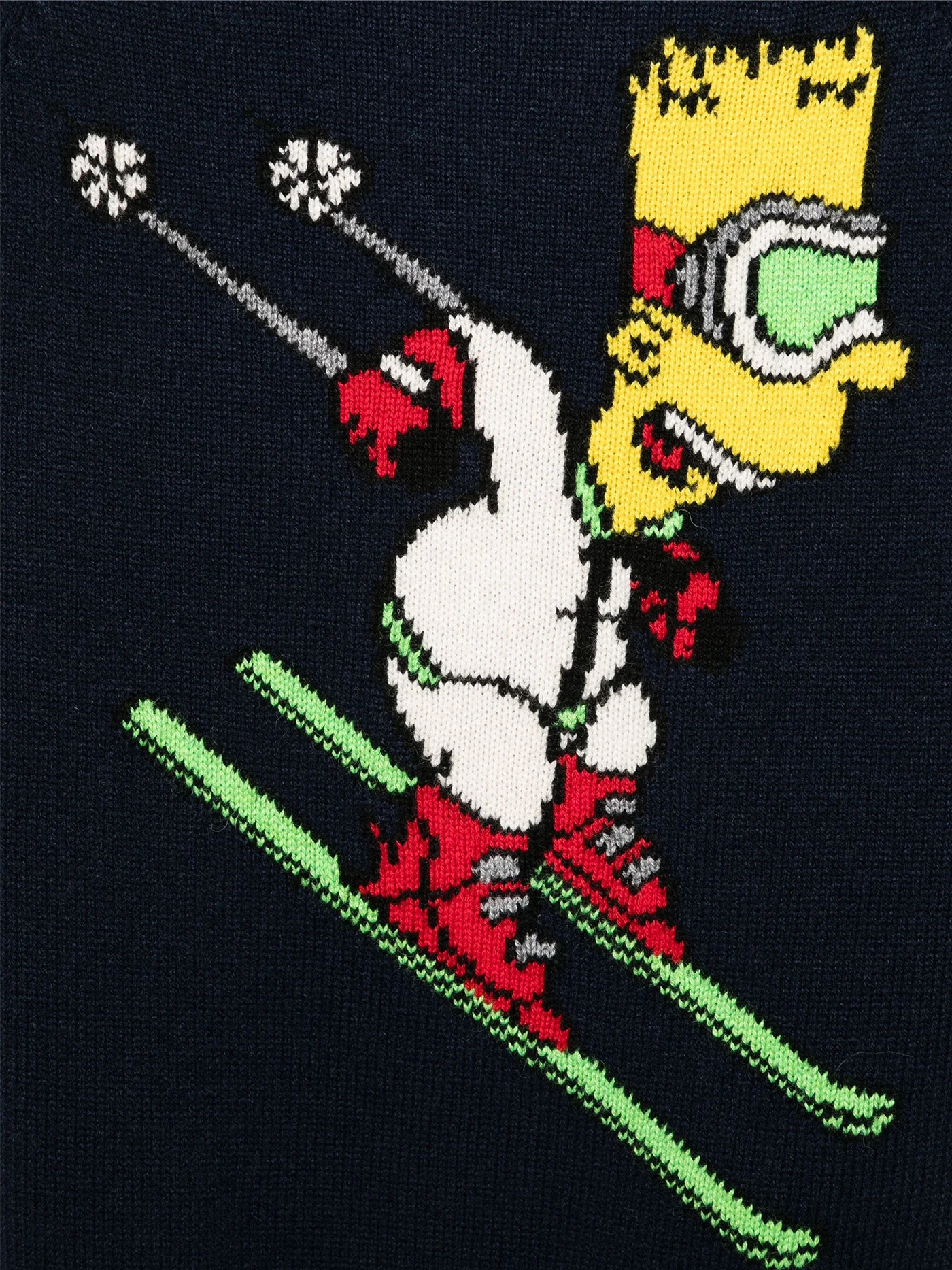 Bart ski club Knitwear in blue wool - Image 3